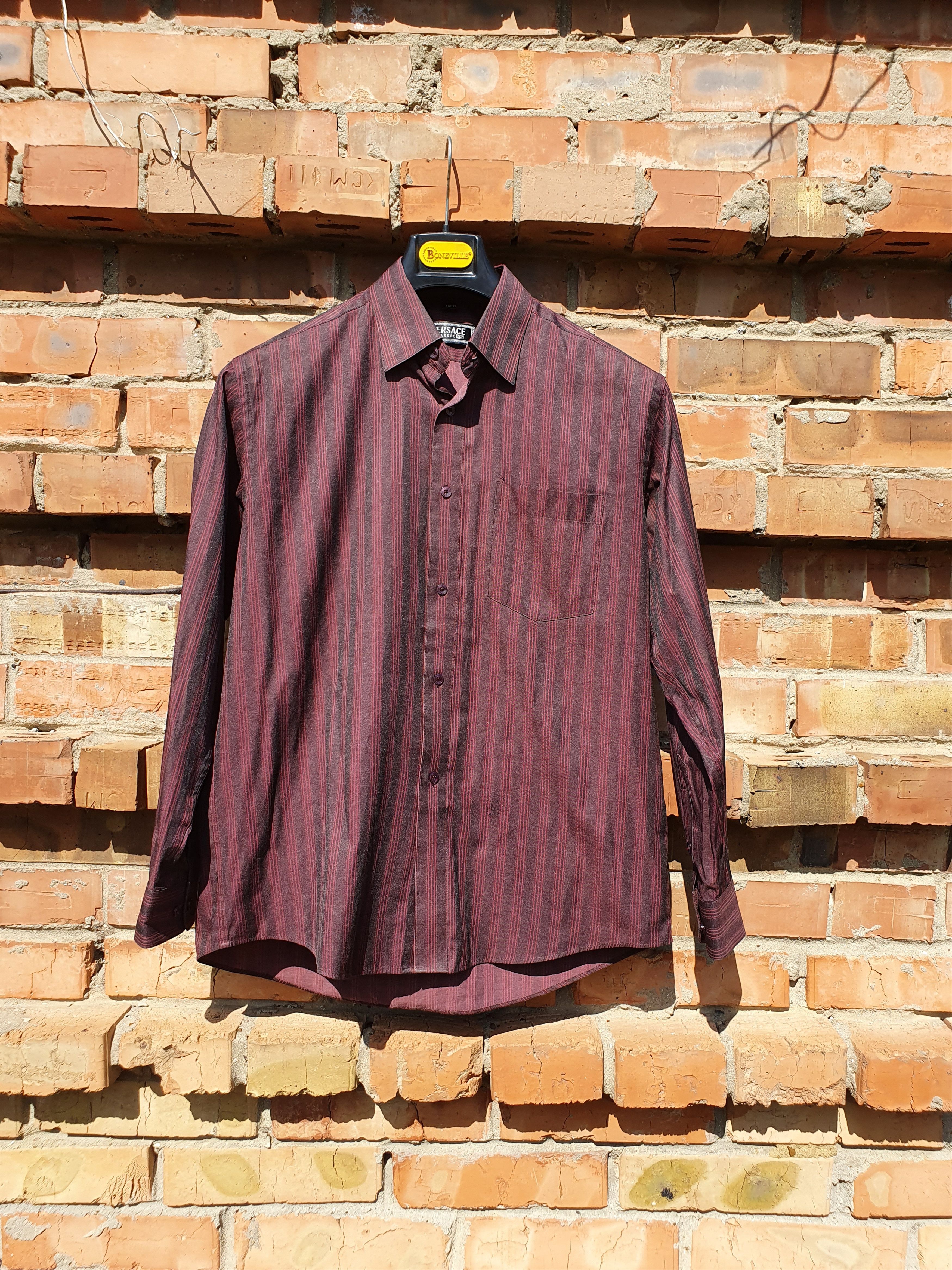 Versace × Versace Jeans Couture × Vintage Versace Classic V2 Stripes Shirt Size US M / EU 48-50 / 2 - 3 Thumbnail