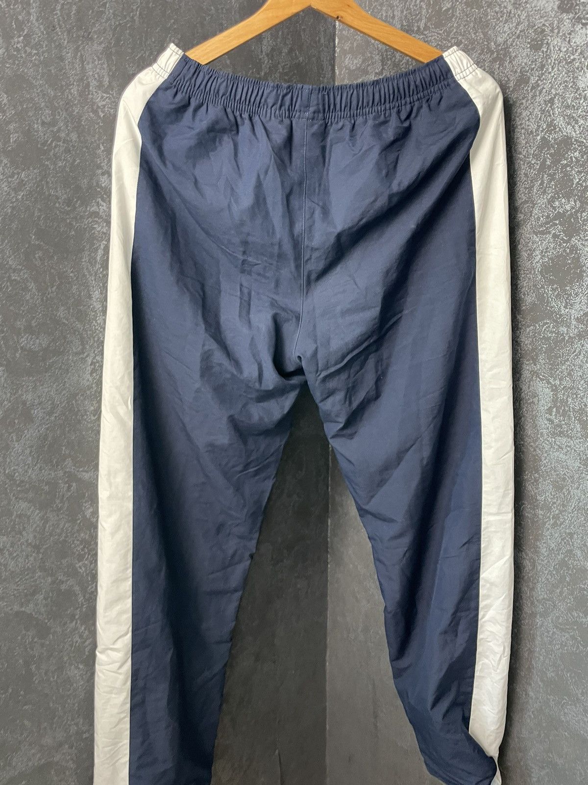 Nike × Vintage Vintage 90's Nike Nylon Baggy Trackpants Y2K/YKk Drill Size US 32 / EU 48 - 7 Thumbnail