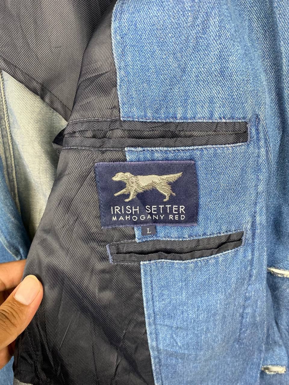 Japanese Brand irish setter mahogany red denim jacket nice design Size US L / EU 52-54 / 3 - 5 Thumbnail