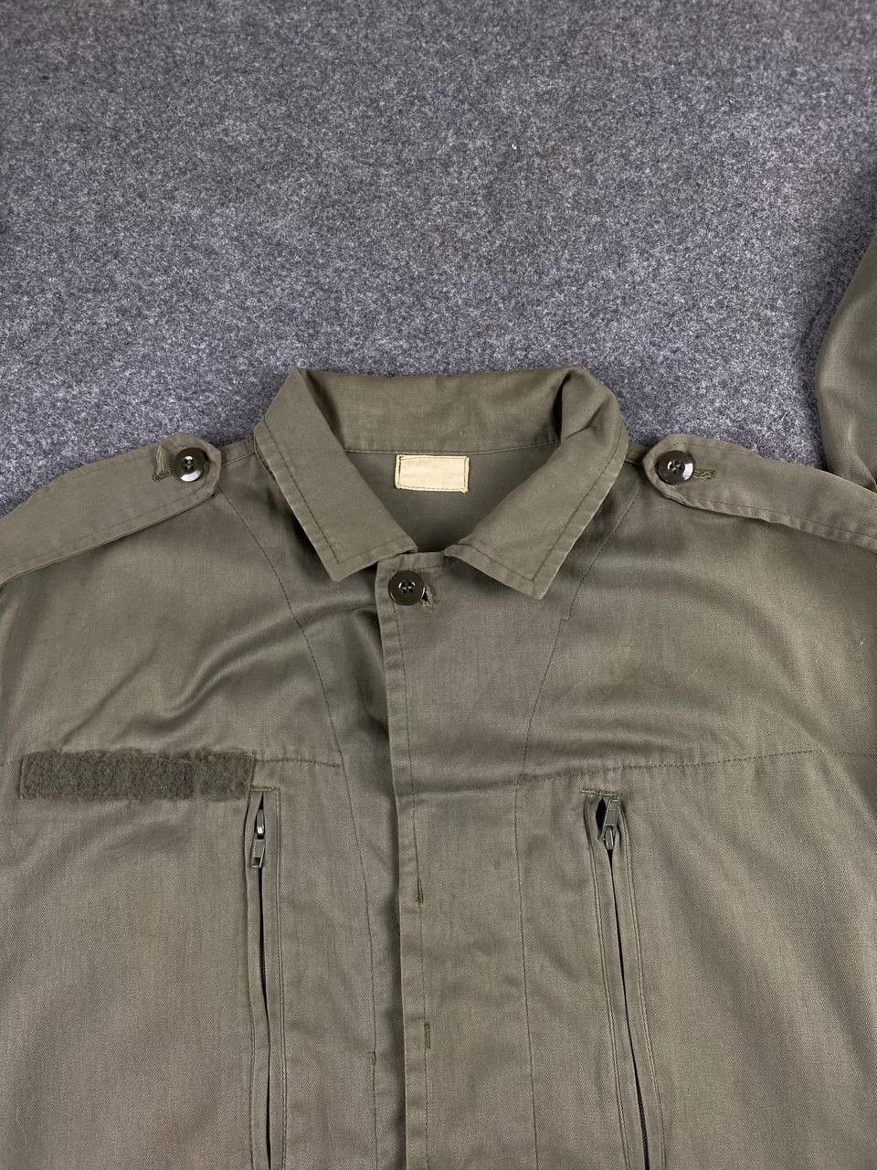 Vintage vintage military jacket herringbone design opti zipper Size US XL / EU 56 / 4 - 11 Thumbnail