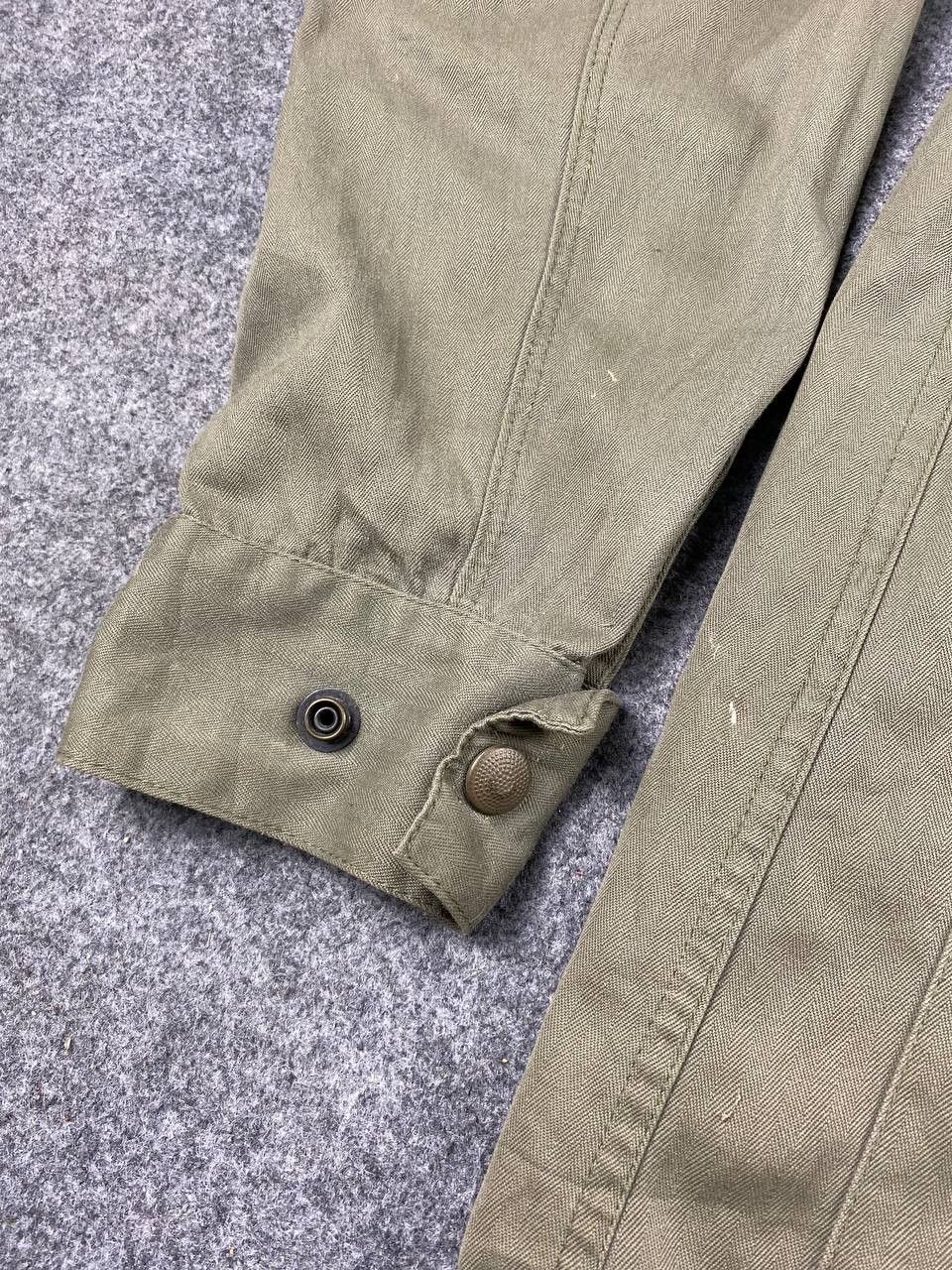 Vintage vintage military jacket herringbone design opti zipper Size US XL / EU 56 / 4 - 4 Thumbnail