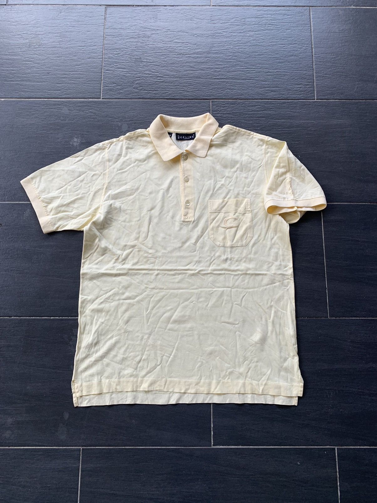 Celine × Vintage Celine Momme Polo T- Shirt Size US M / EU 48-50 / 2 - 1 Thumbnail