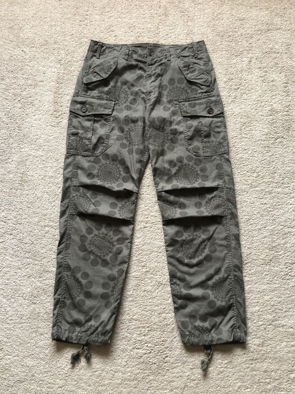 Number (N)ine Number (N)ine Tribal Heart Camo Cargo Pants