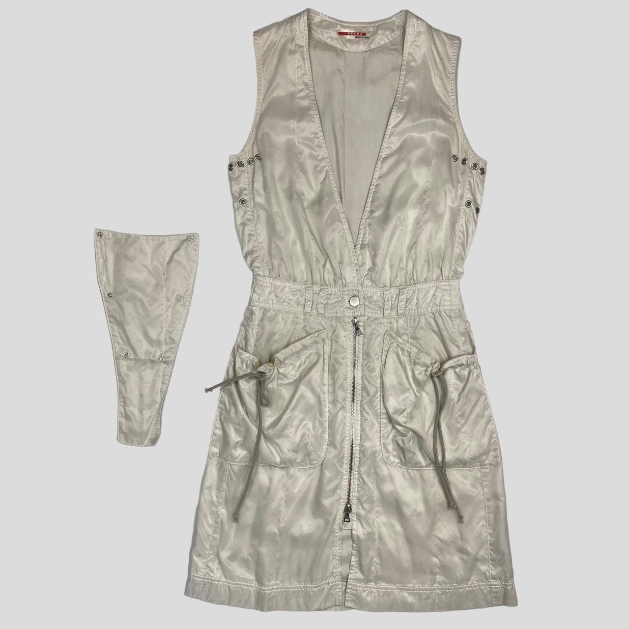 Prada Prada Sport 00’s Nylon Shimmer Cargo Dress - UK6/8 Size M / US 6-8 / IT 42-44 - 3 Thumbnail
