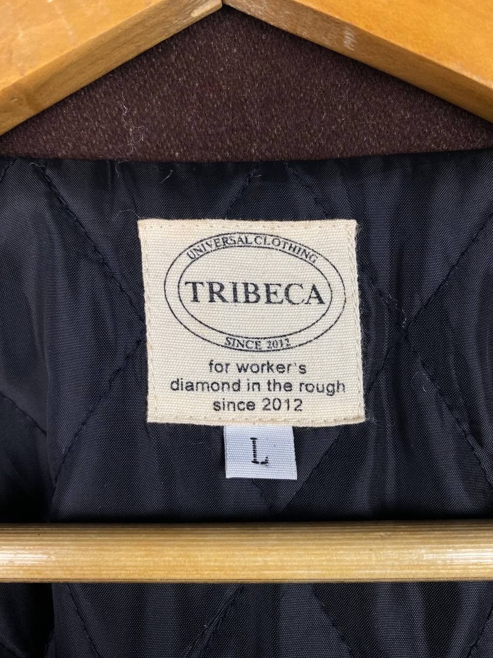Japanese Brand vintage tribeca workers wool jacket cat eye button Size US L / EU 52-54 / 3 - 7 Thumbnail
