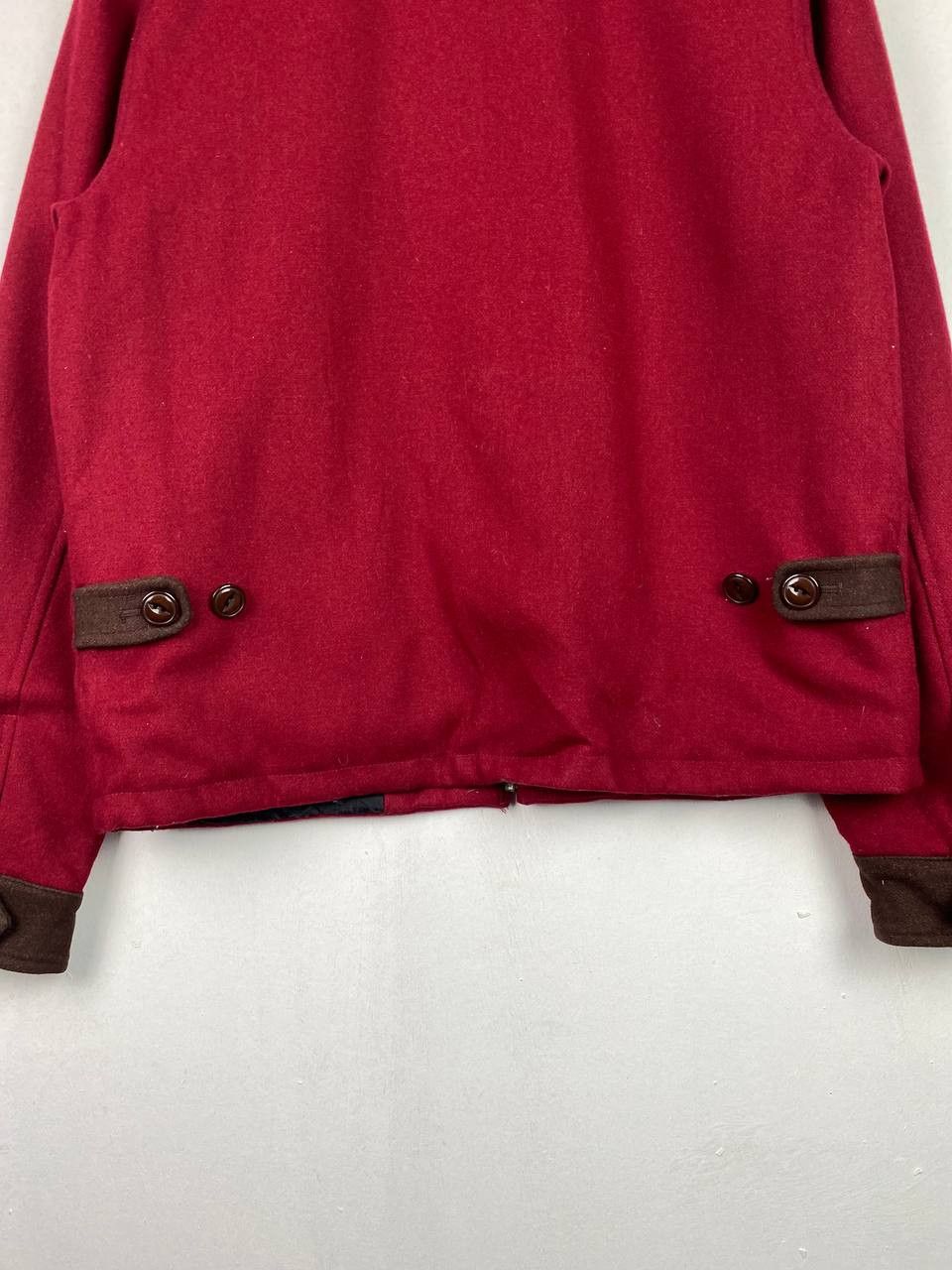 Japanese Brand vintage tribeca workers wool jacket cat eye button Size US L / EU 52-54 / 3 - 10 Thumbnail