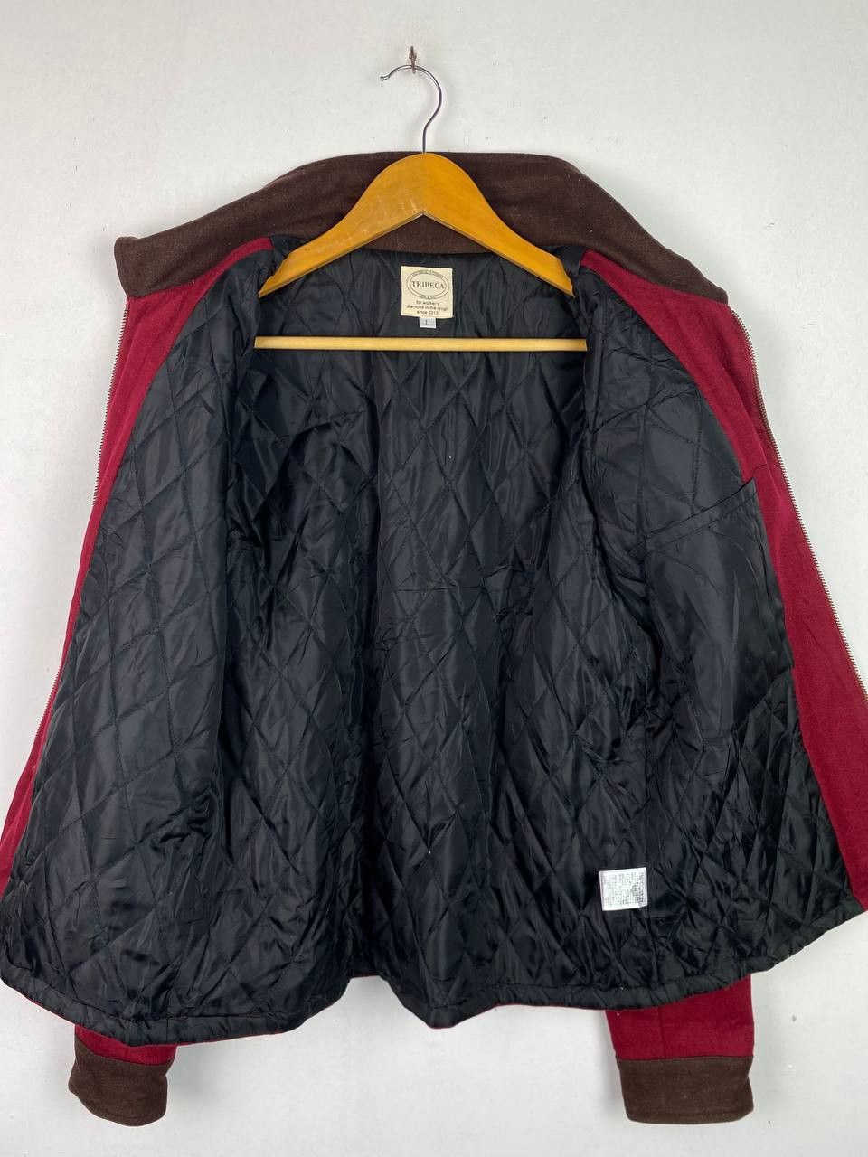 Japanese Brand vintage tribeca workers wool jacket cat eye button Size US L / EU 52-54 / 3 - 6 Thumbnail
