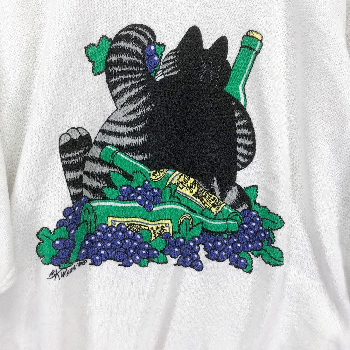 Vintage Vintage 80s Crazy Shirts Cat Hawaii Crewneck Size US L / EU 52-54 / 3 - 4 Thumbnail