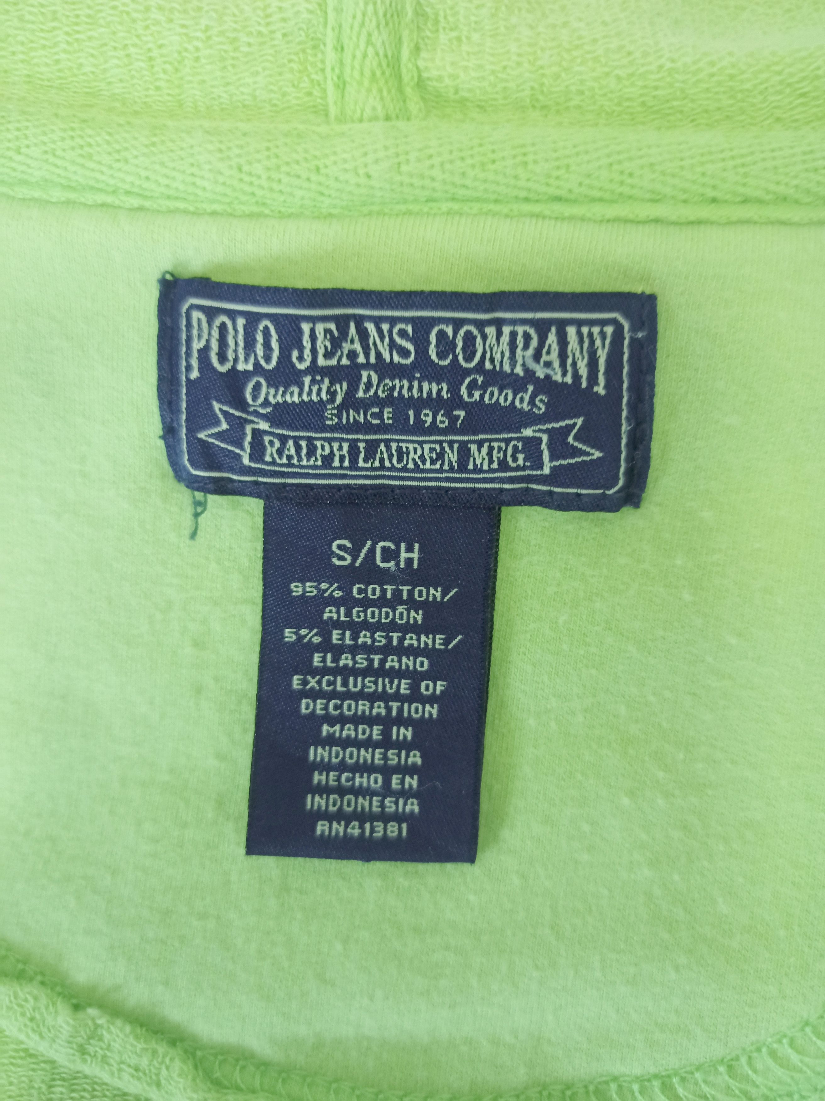 Polo Ralph Lauren Vintage Polo Ralph Lauren Sun Faded Sweatshirt Hoodies Size S / US 4 / IT 40 - 12 Thumbnail