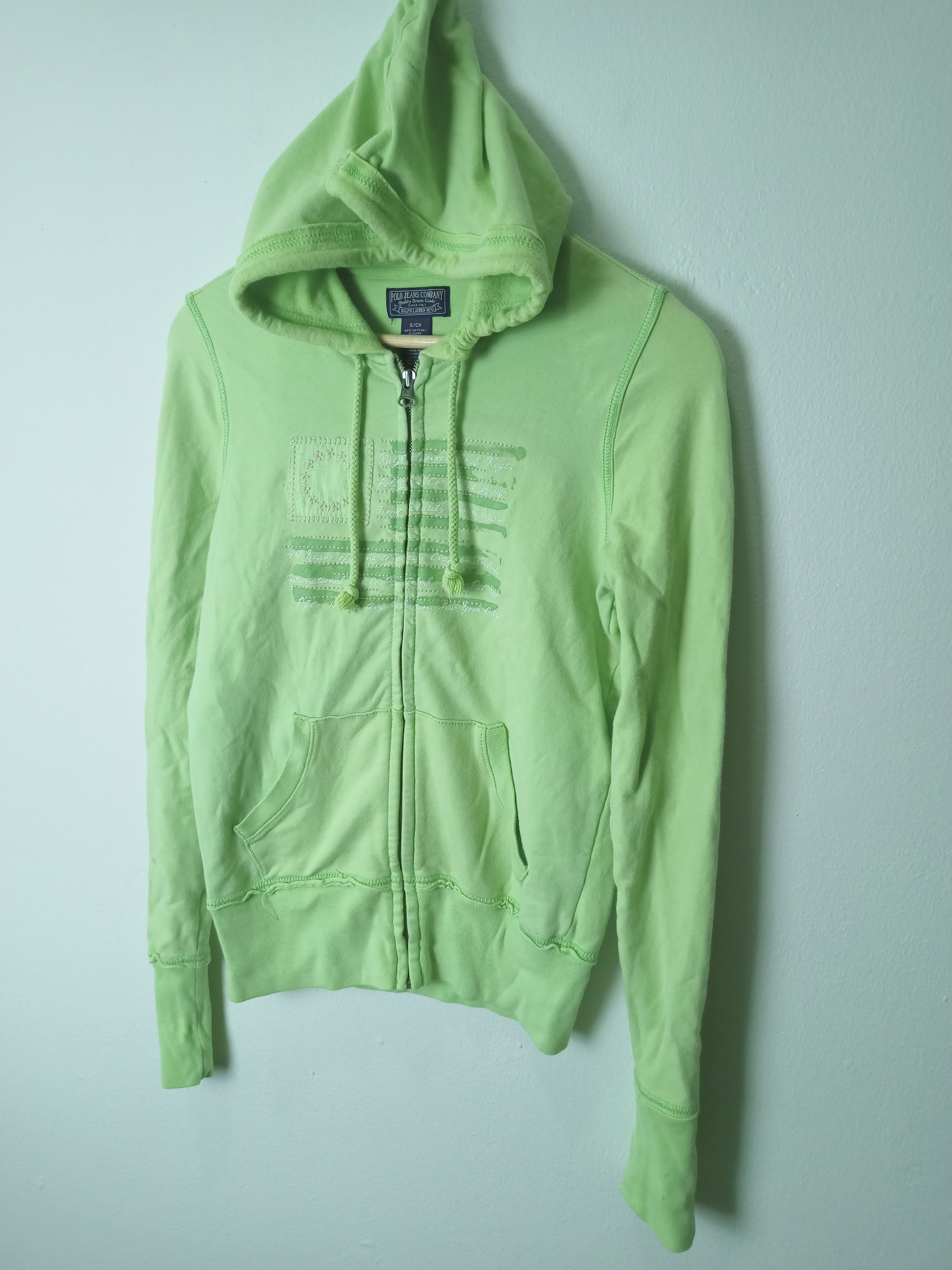 Polo Ralph Lauren Vintage Polo Ralph Lauren Sun Faded Sweatshirt Hoodies Size S / US 4 / IT 40 - 2 Thumbnail