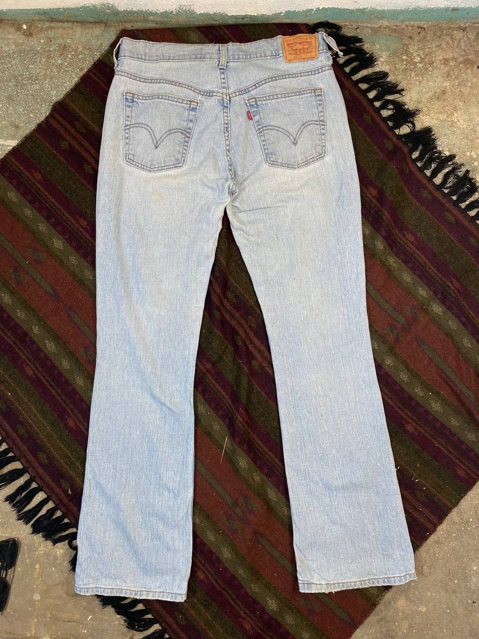 image of Levis 515 Nouveau Bootcut Flare Denim in Light Blue, Men's (Size 34)