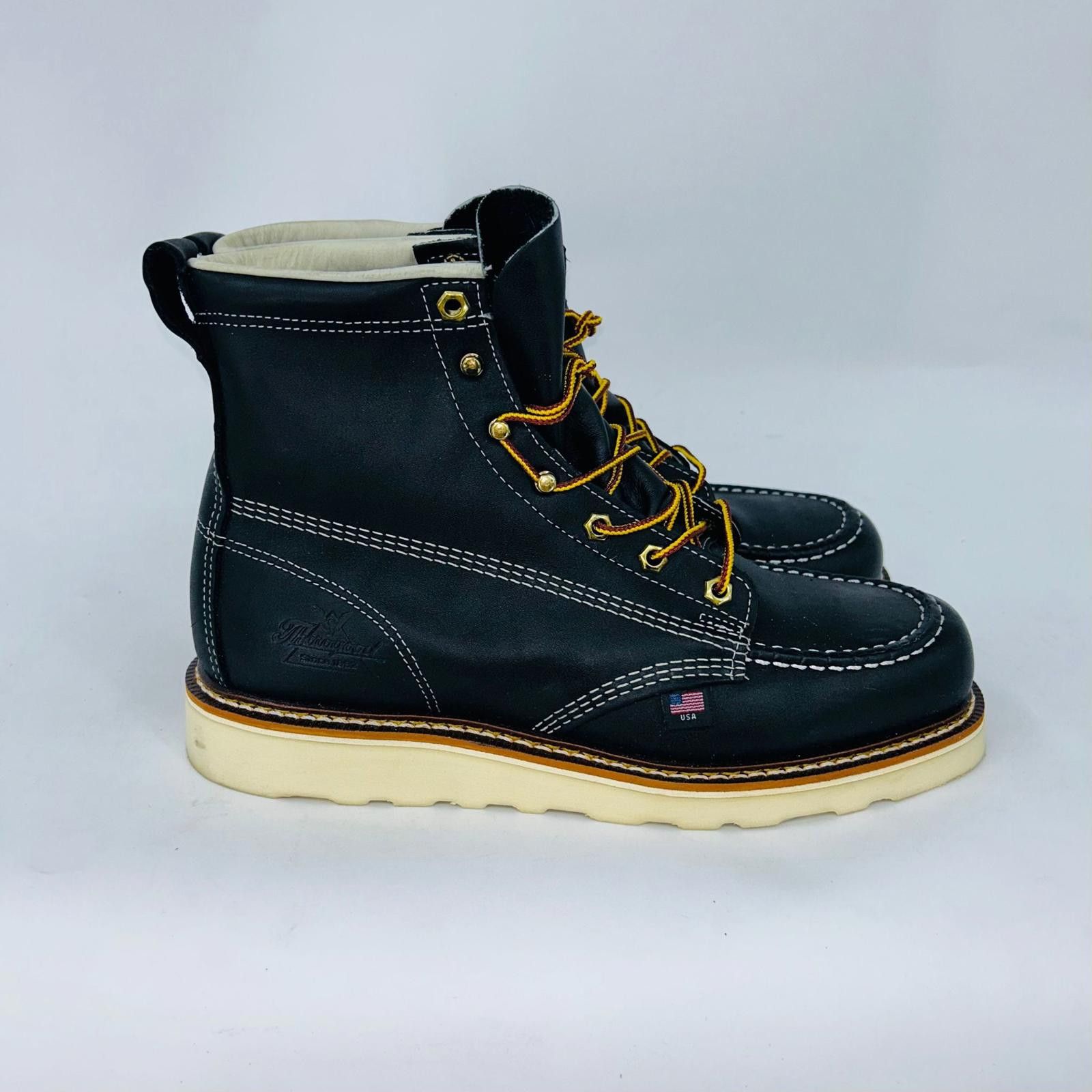 Thorogood Wildland Hellfire Black Leather Boots Mens 7.5 Womens 9.5 804-6379 Thorogood by LION Station 1 Women main image 2