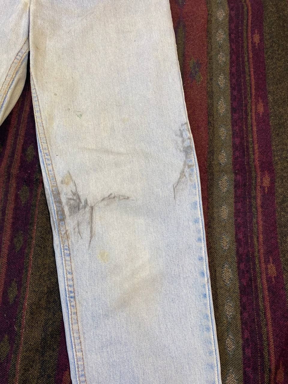 Levi's vintage levis 550 relaxed fit distressed denim made in usa Size US 28 / EU 44 - 3 Thumbnail