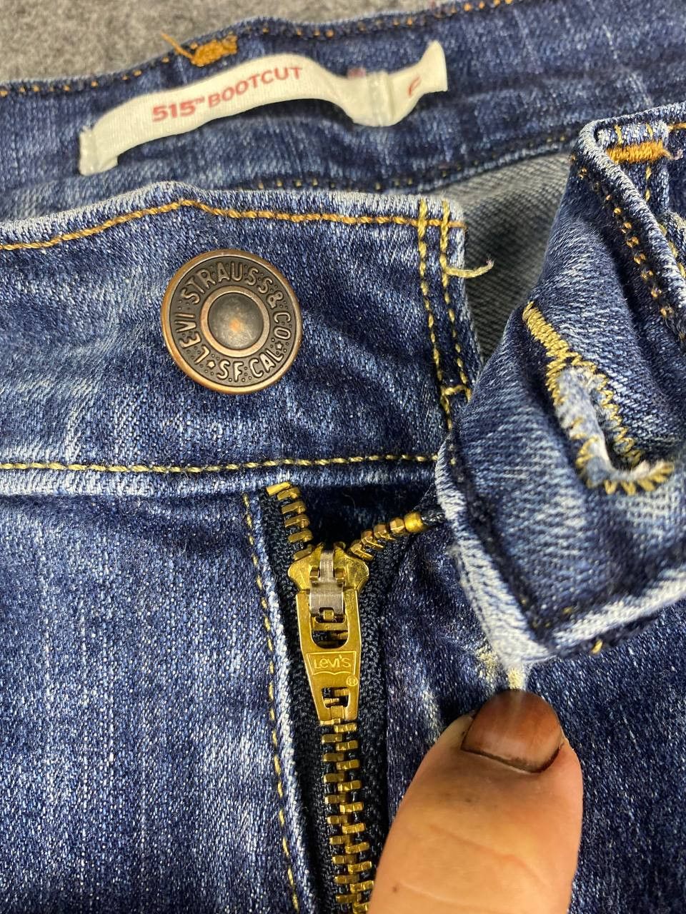 Levi's levis 515 flare bootcut distressed denim Size 30" / US 8 / IT 44 - 12 Thumbnail