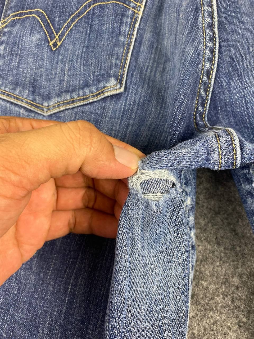 Levi's levis 515 flare bootcut distressed denim Size 30" / US 8 / IT 44 - 6 Thumbnail