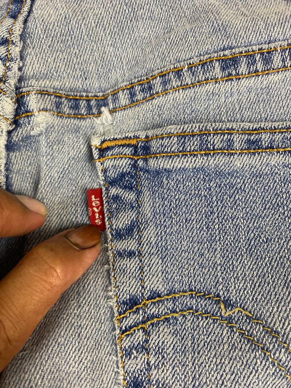 Levi's vintage levis 515 stretch bootcut flare distressed denim Size 33" - 5 Thumbnail