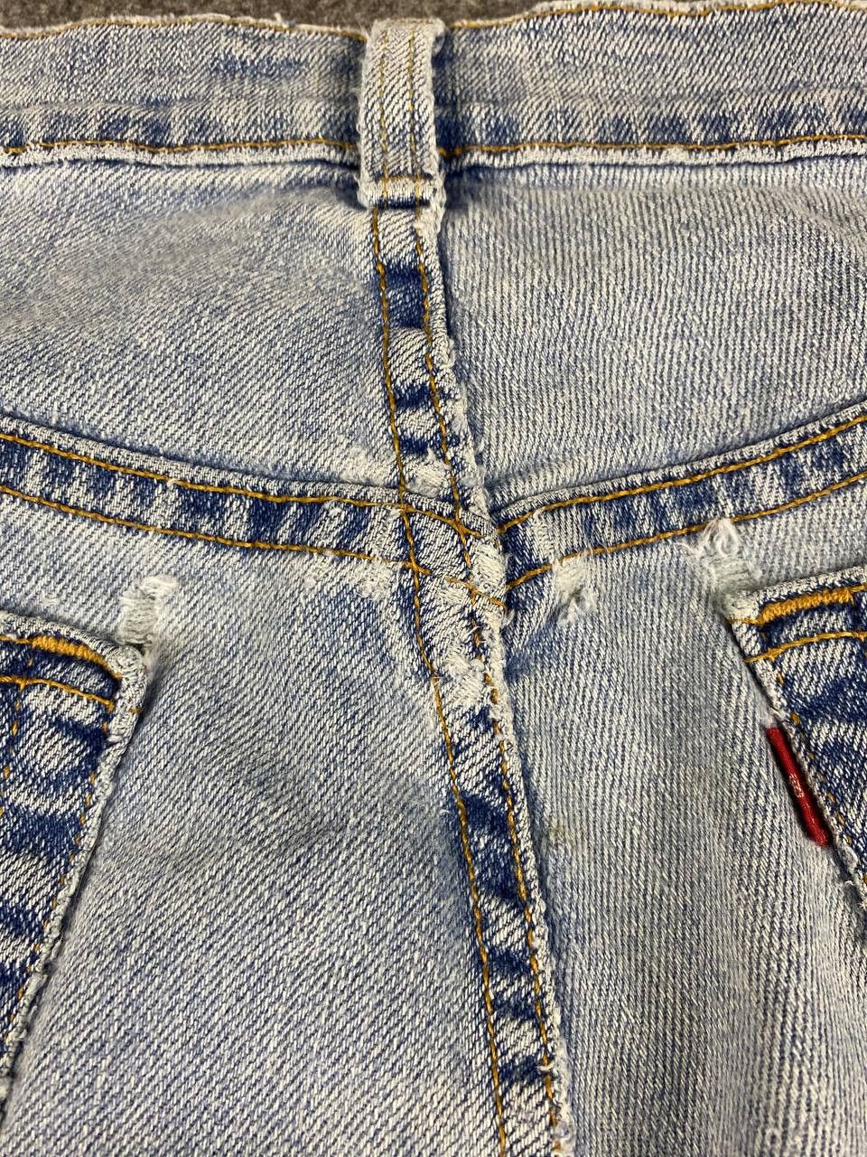 Levi's vintage levis 515 stretch bootcut flare distressed denim Size 33" - 4 Thumbnail