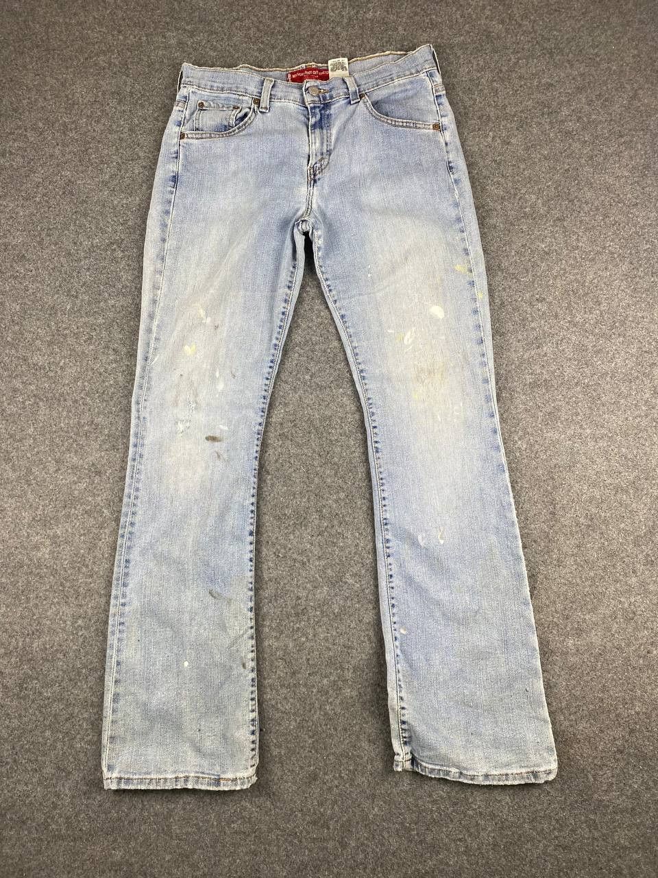 Levi's vintage levis 515 stretch bootcut flare distressed denim Size 33" - 8 Thumbnail