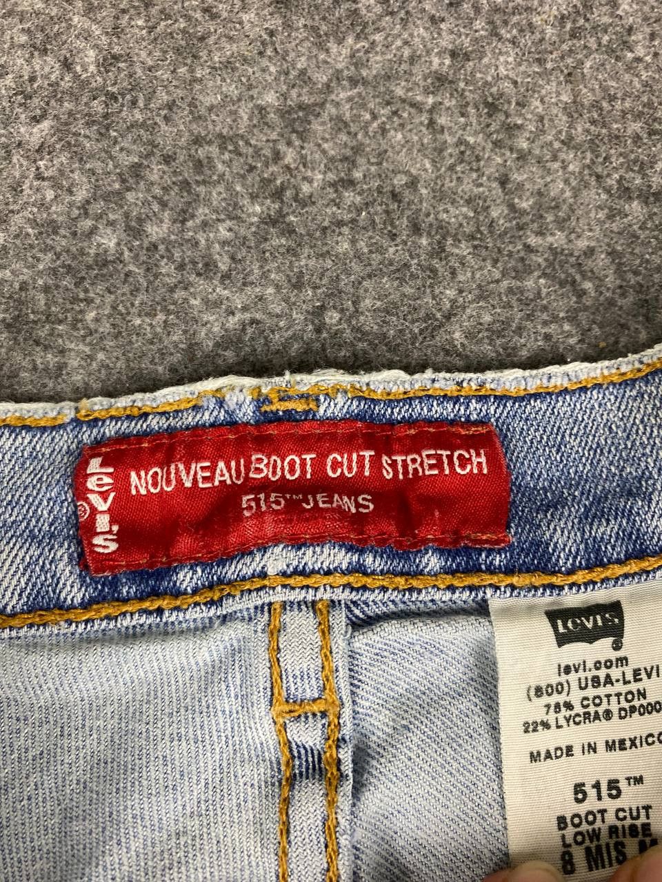 Levi's vintage levis 515 stretch bootcut flare distressed denim Size 33" - 14 Thumbnail