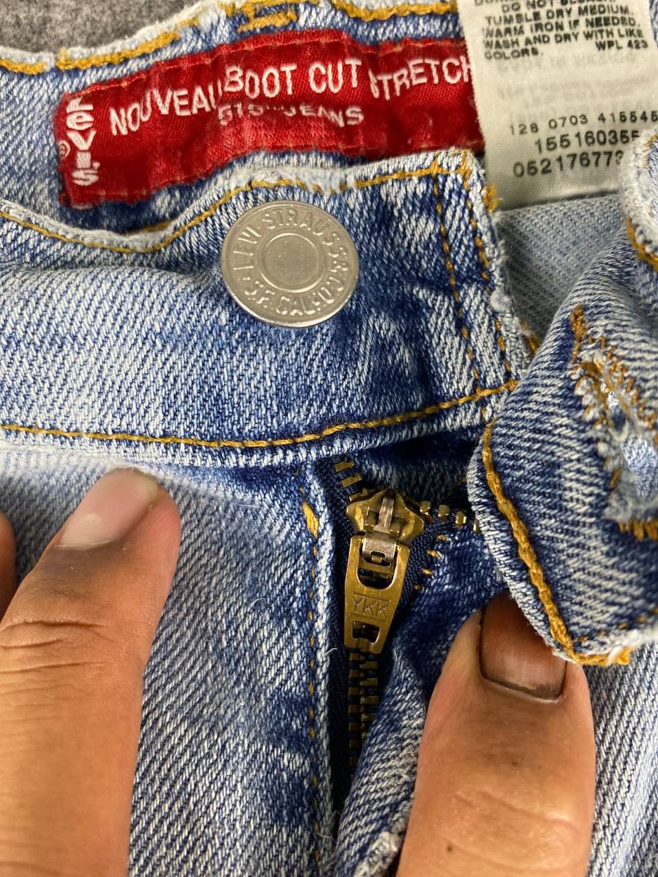 Levi's vintage levis 515 stretch bootcut flare distressed denim Size 33" - 13 Thumbnail