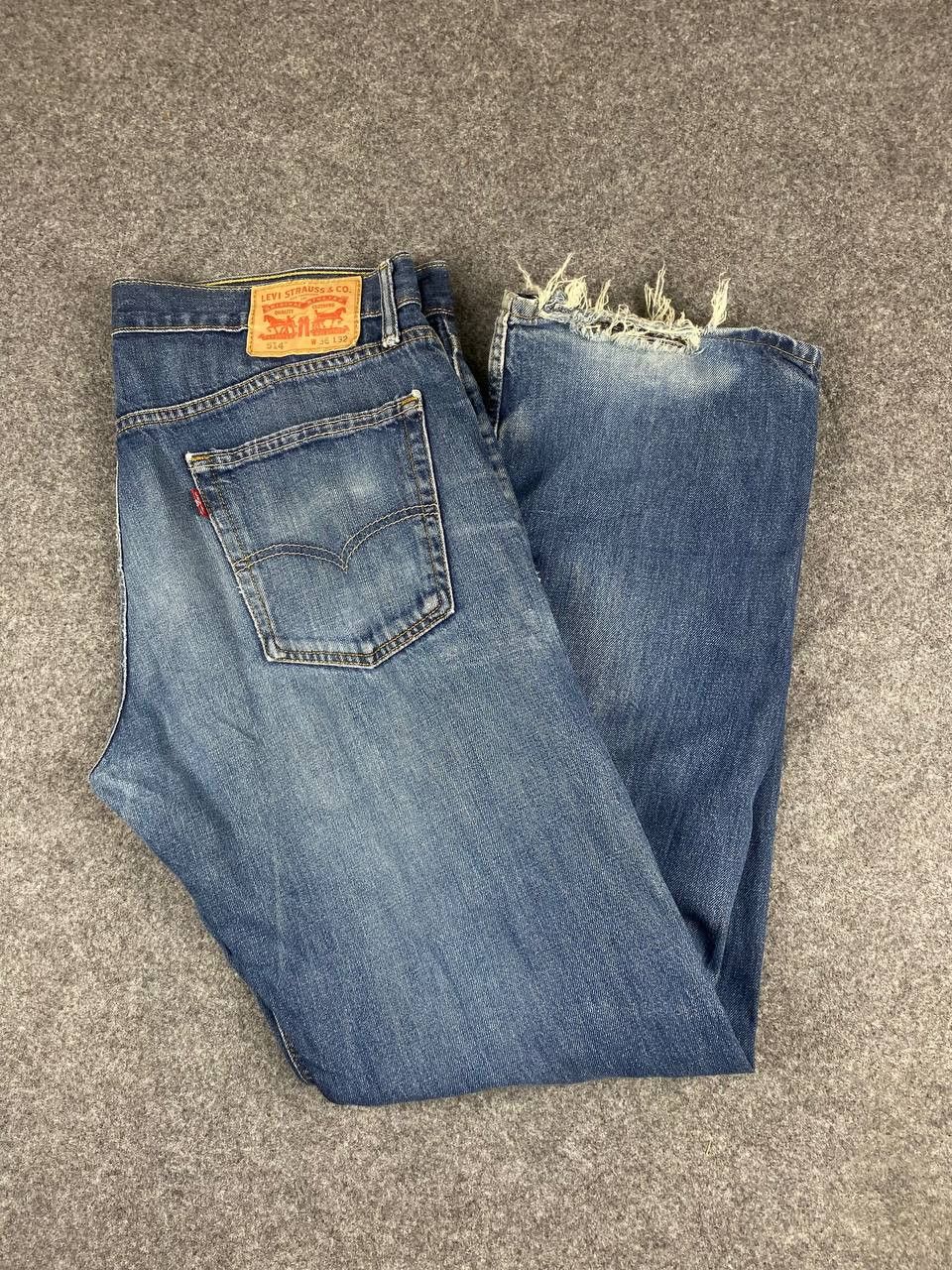 Levi's levis 514 straight cut distressed denim Size US 39 - 2 Thumbnail