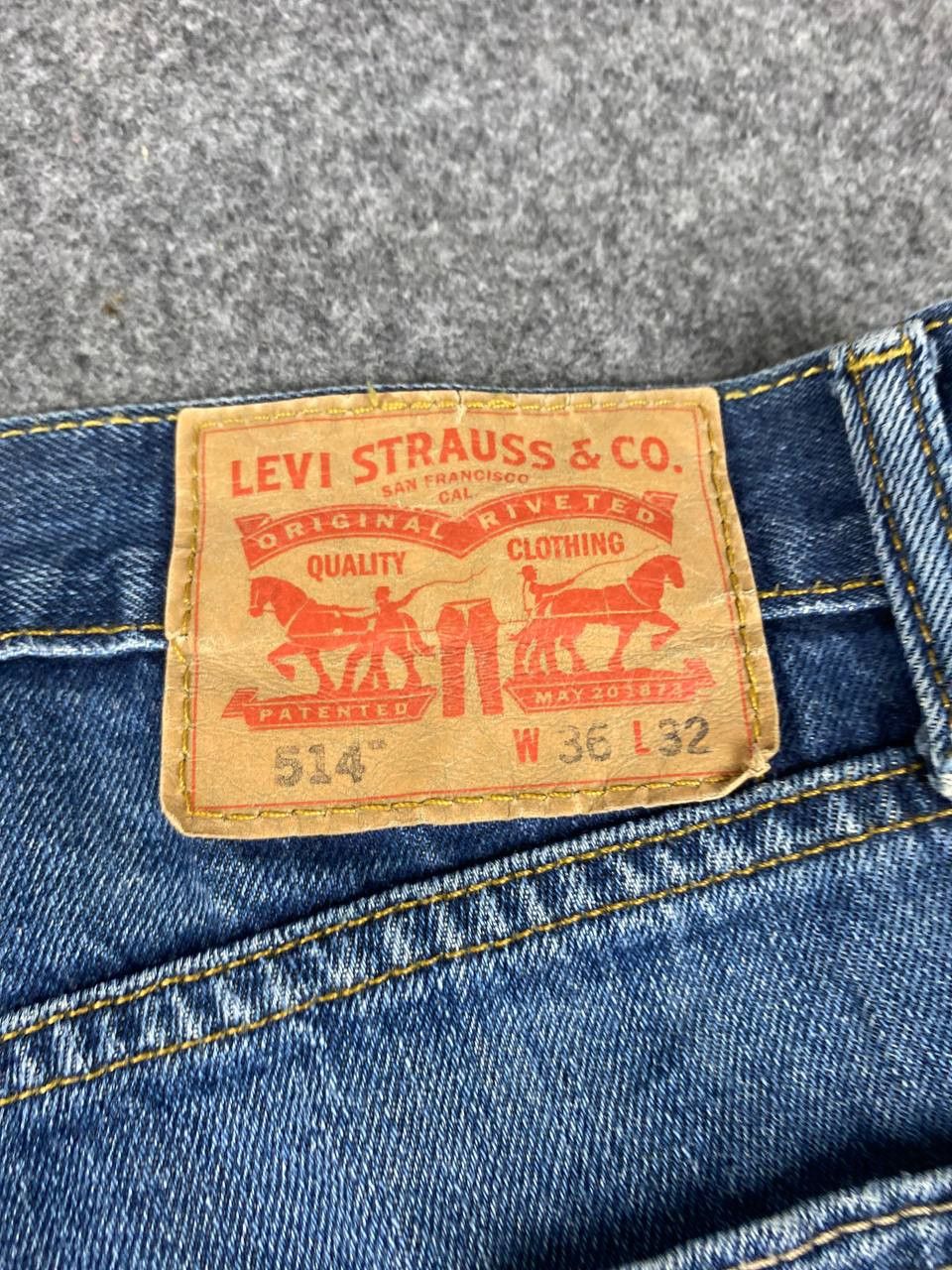 Levi's levis 514 straight cut distressed denim Size US 39 - 6 Thumbnail