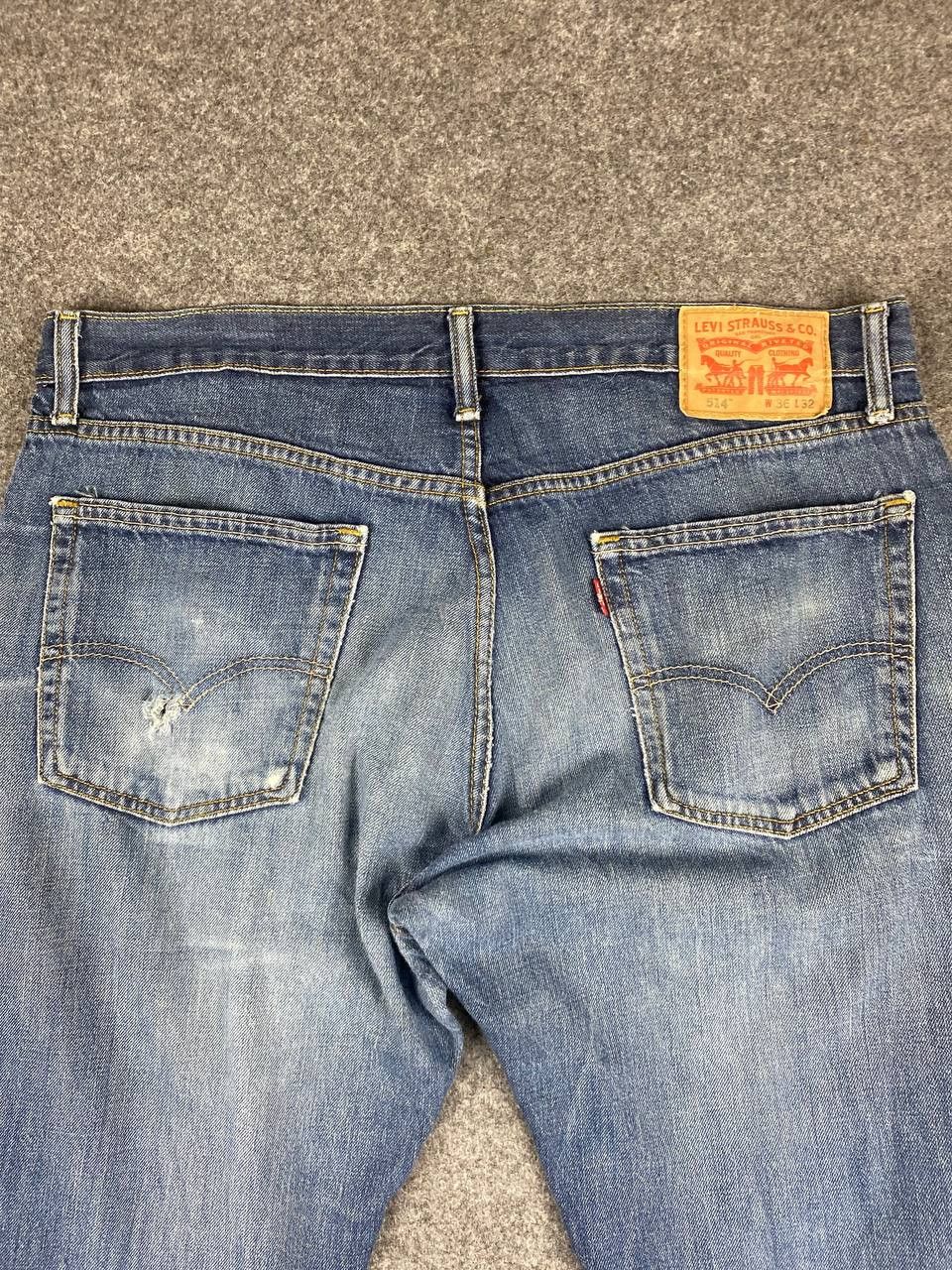 Levi's levis 514 straight cut distressed denim Size US 39 - 3 Thumbnail