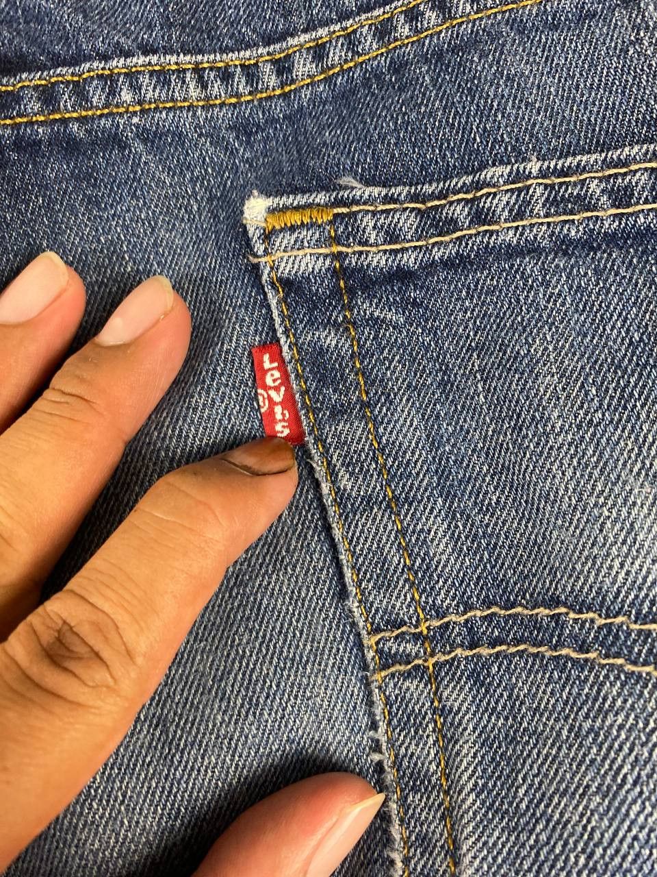 Levi's levis 514 straight cut distressed denim Size US 39 - 5 Thumbnail