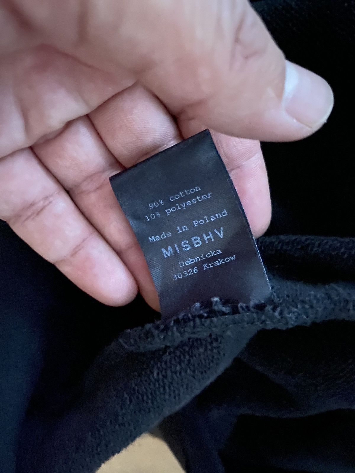 Misbhv MISBHV cut off Dance hoodie black M Size US M / EU 48-50 / 2 - 6 Thumbnail