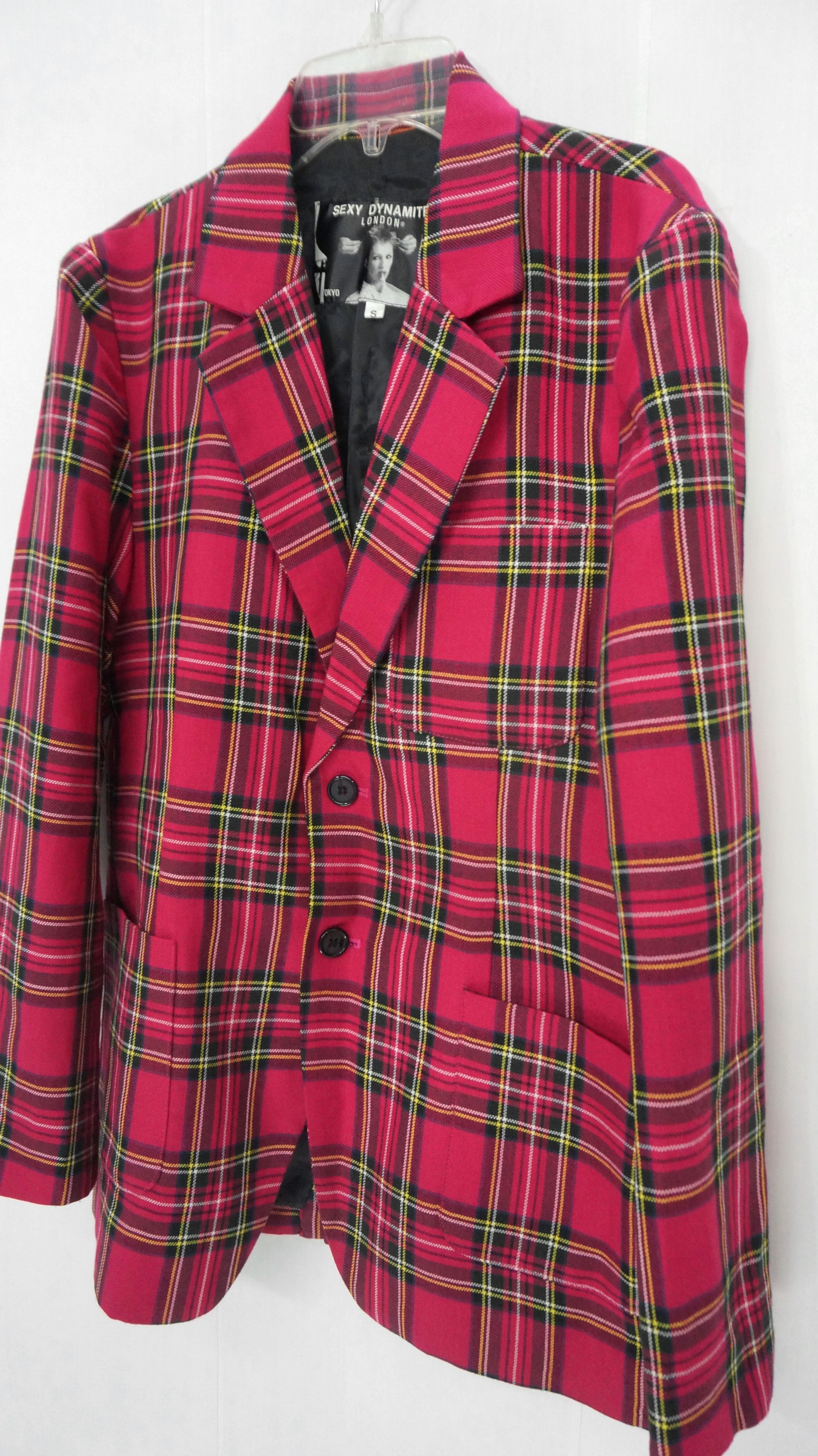 Japanese Brand Rare! SEXY DYNAMITE LONDON Magenta Casual Blazer Size US XS / EU 42 / 0 - 4 Thumbnail