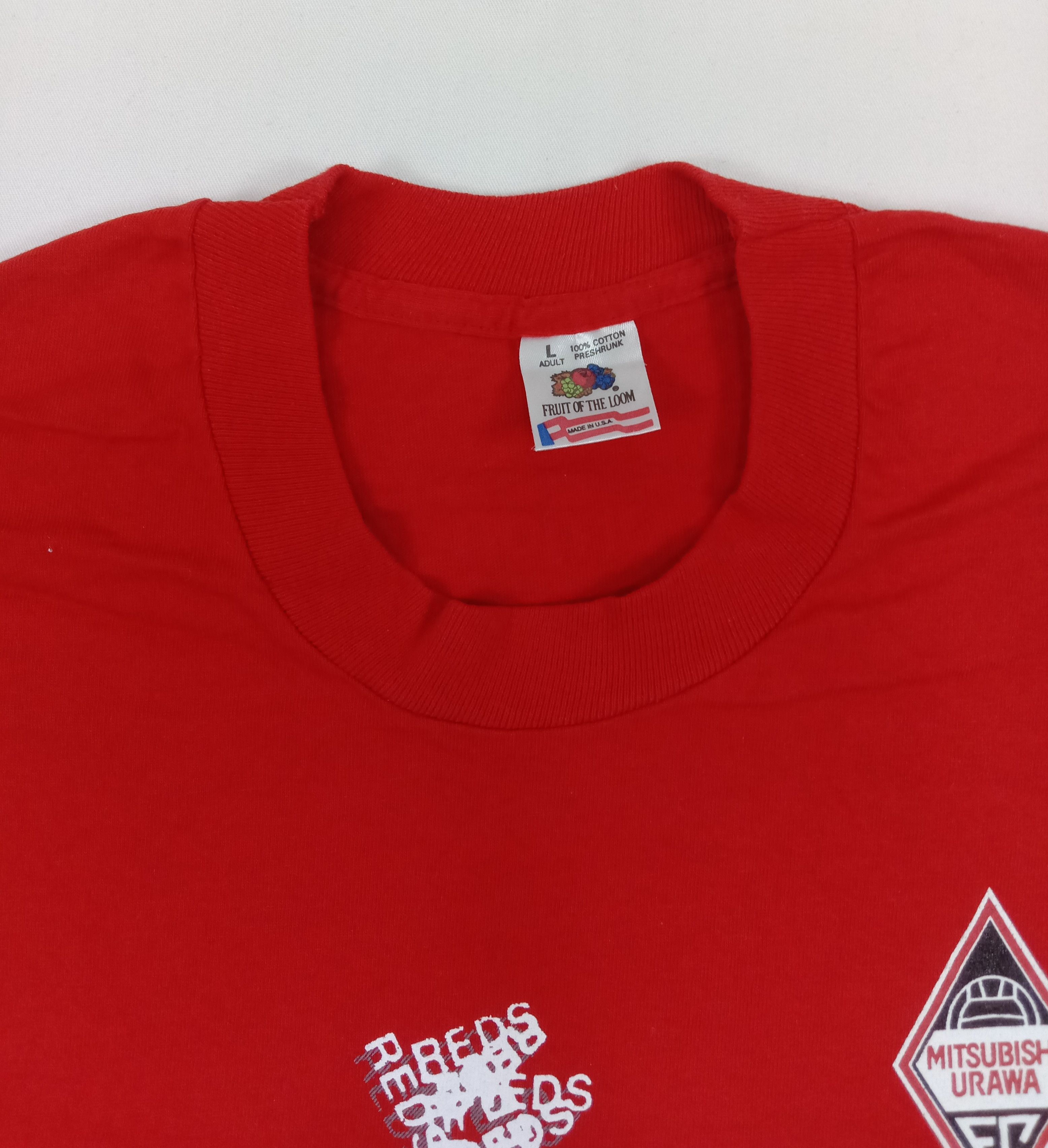 Japanese Brand Vintage 1994 The Last Match Of J League Mitsubishi Urawa Tee Size US L / EU 52-54 / 3 - 3 Thumbnail