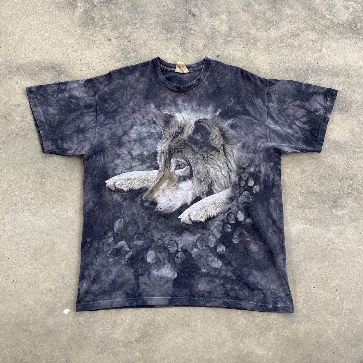image of Made In USA x The Mountain Vintage The Mountain Tie Dye Tshirt, Men's (Size XL)