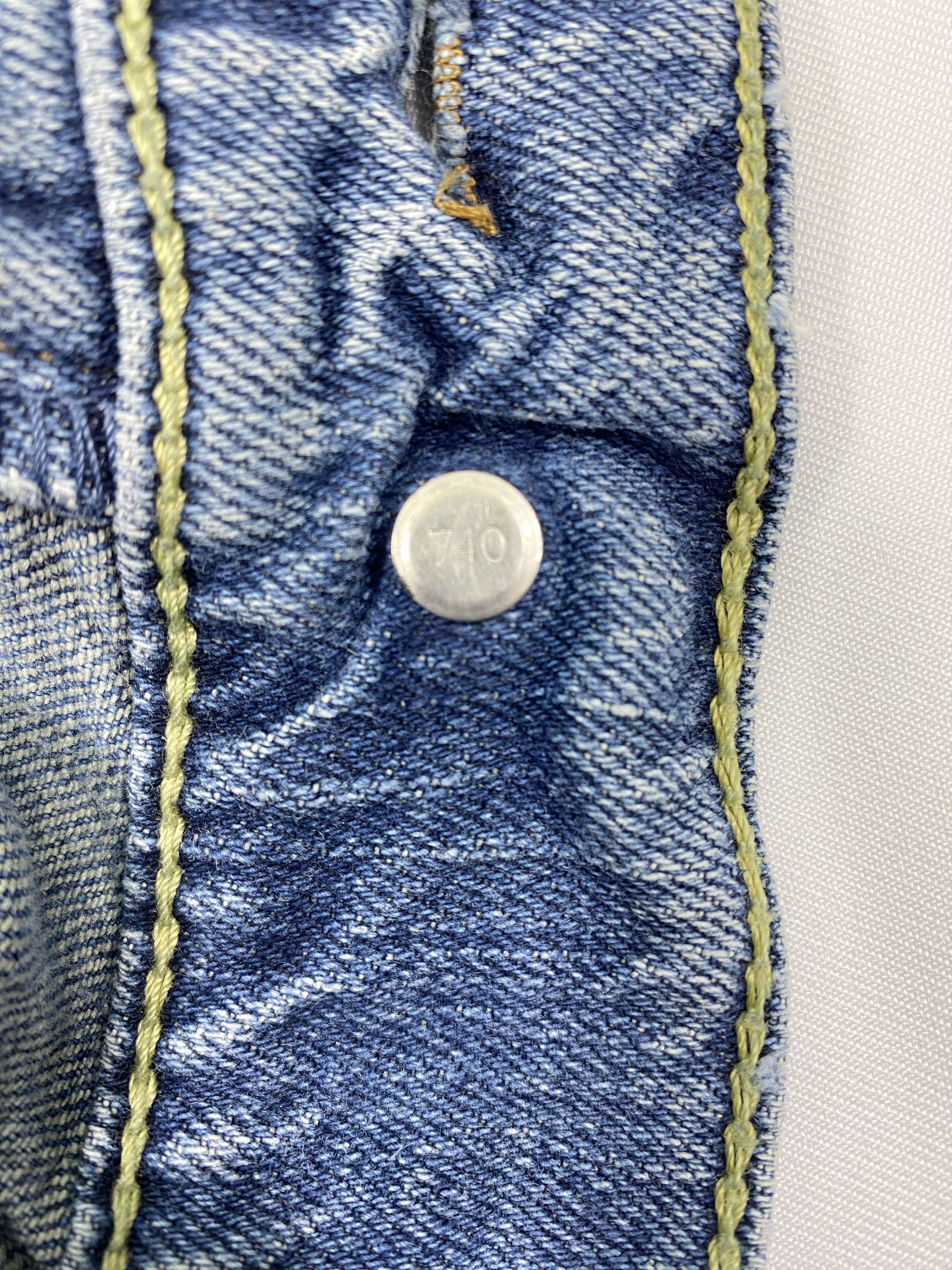 Vintage Levi`s Low Flare 342 Blue Denim/Jeans