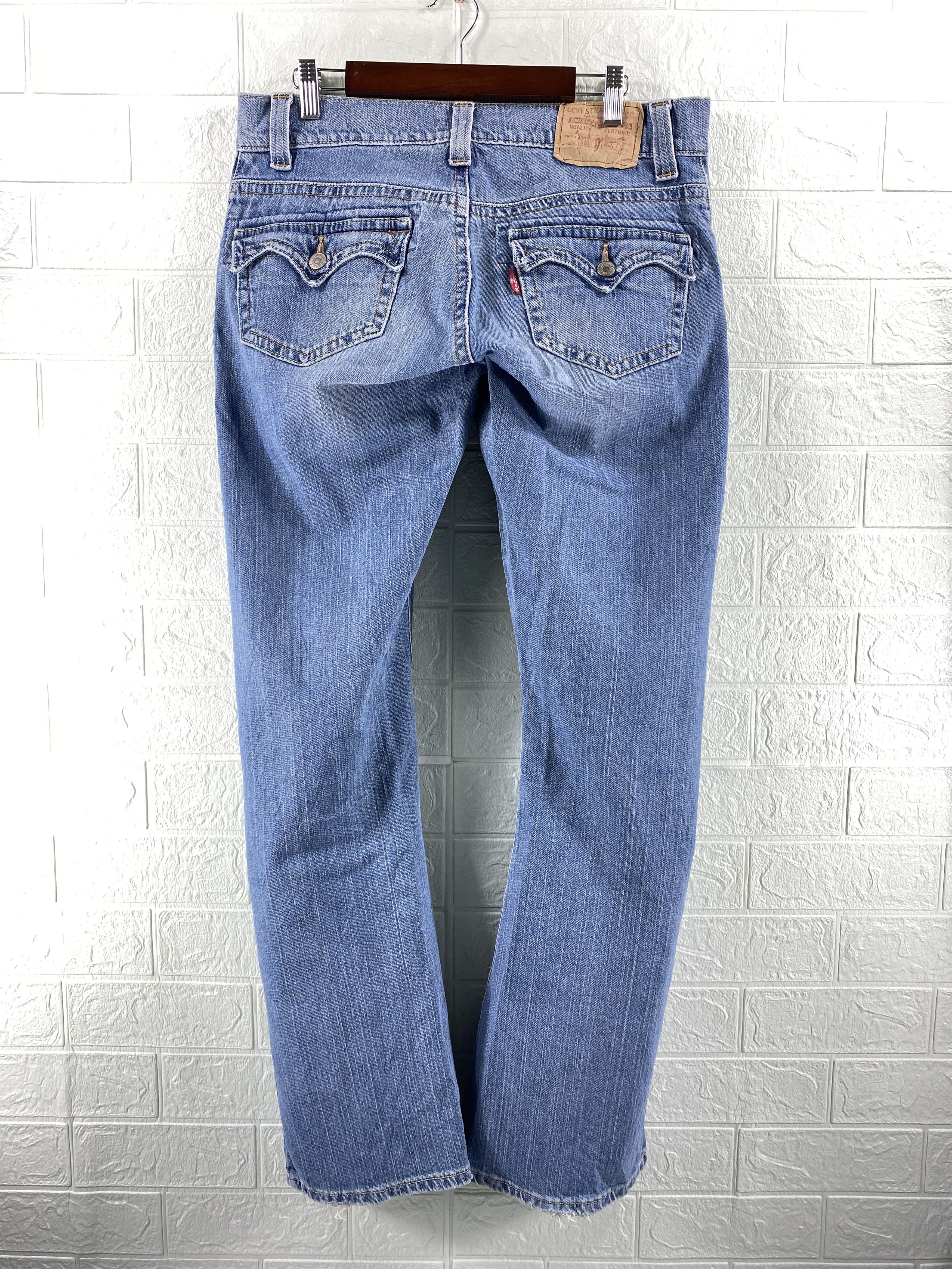 Vintage Levi`s Low Flare 342 Blue Denim/Jeans