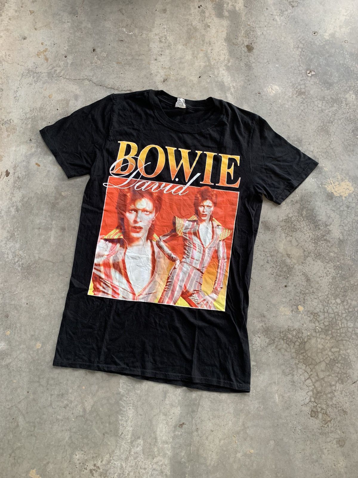 Band Tees Overprint David Bowie Tshirt Size US S / EU 44-46 / 1 - 1 Thumbnail