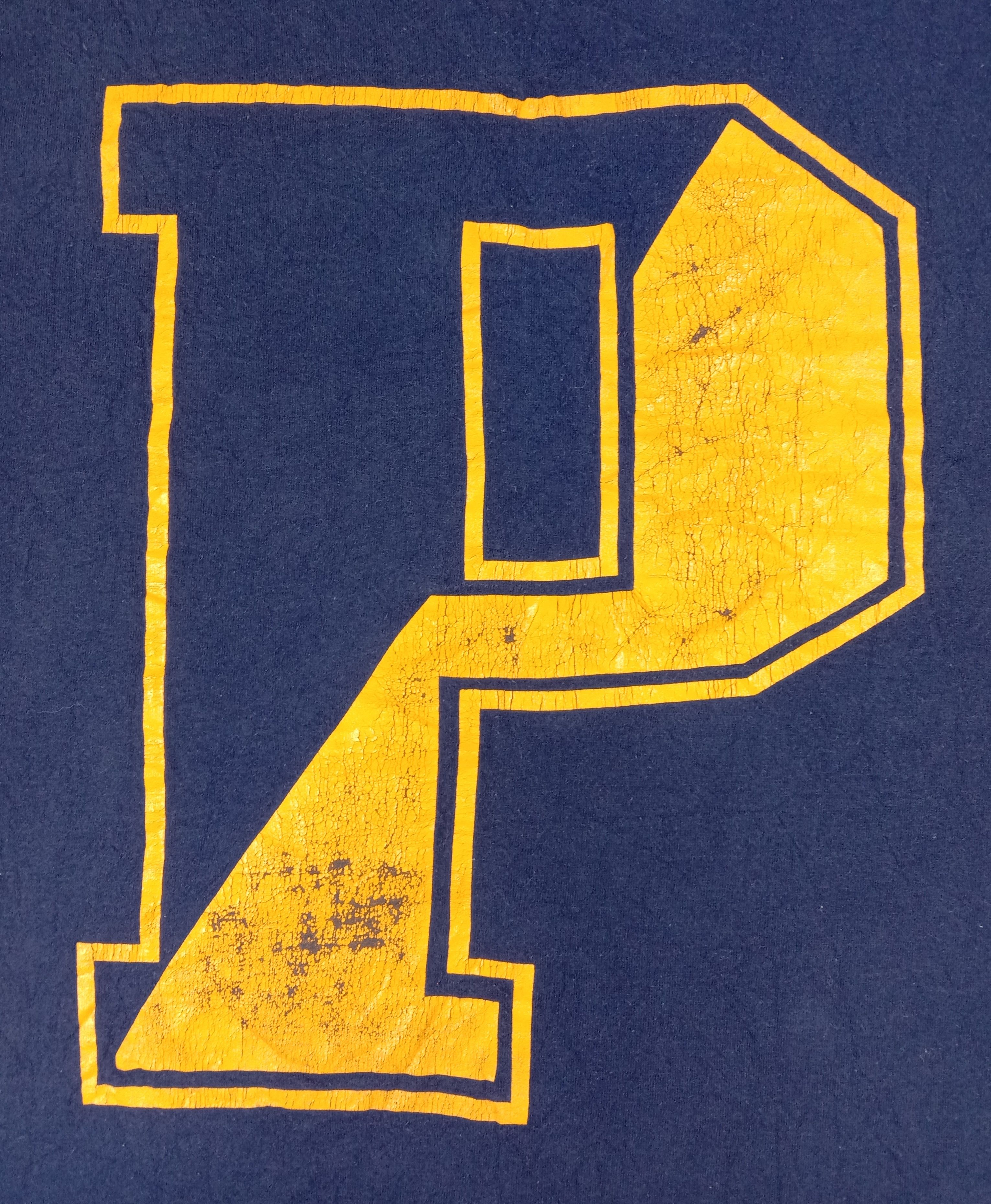 Vintage Vintage 90s Single Stitch University Of Pittsburgh T shirt Size US XL / EU 56 / 4 - 6 Thumbnail