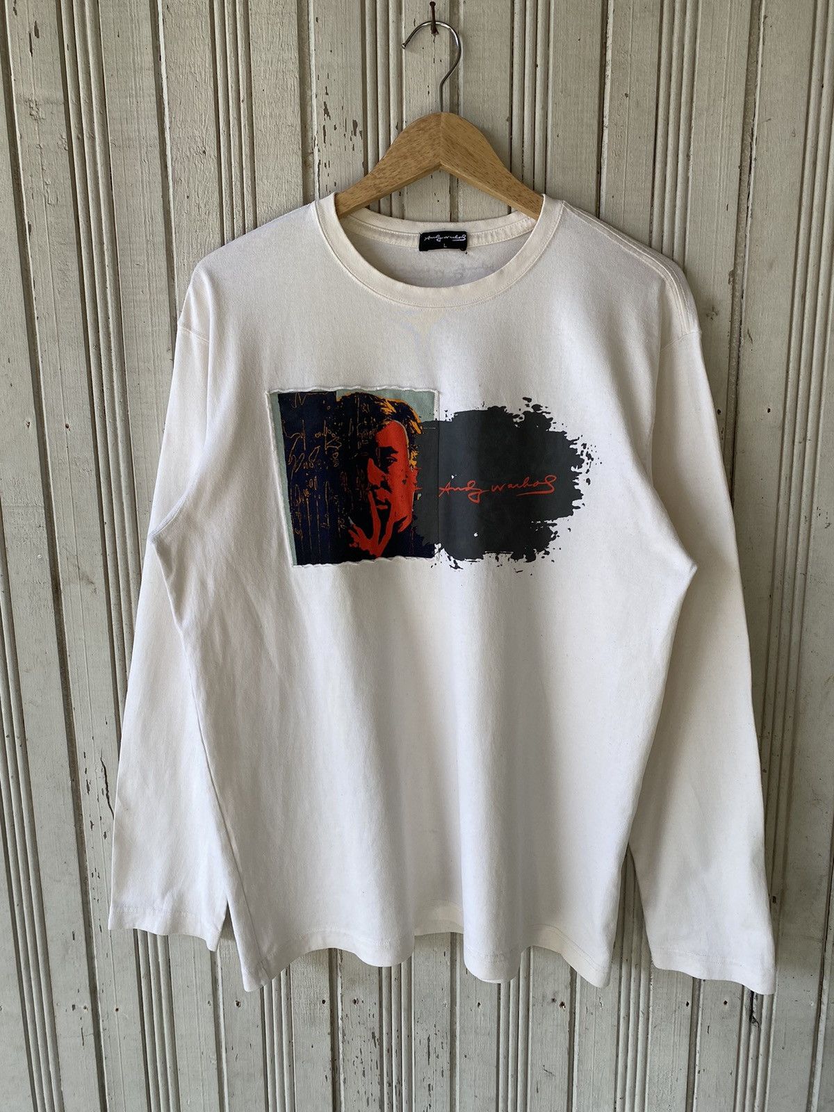 Andy Warhol Vintage Andy Warhol Art Photo Tee Long Sleeve Size US L / EU 52-54 / 3 - 1 Thumbnail