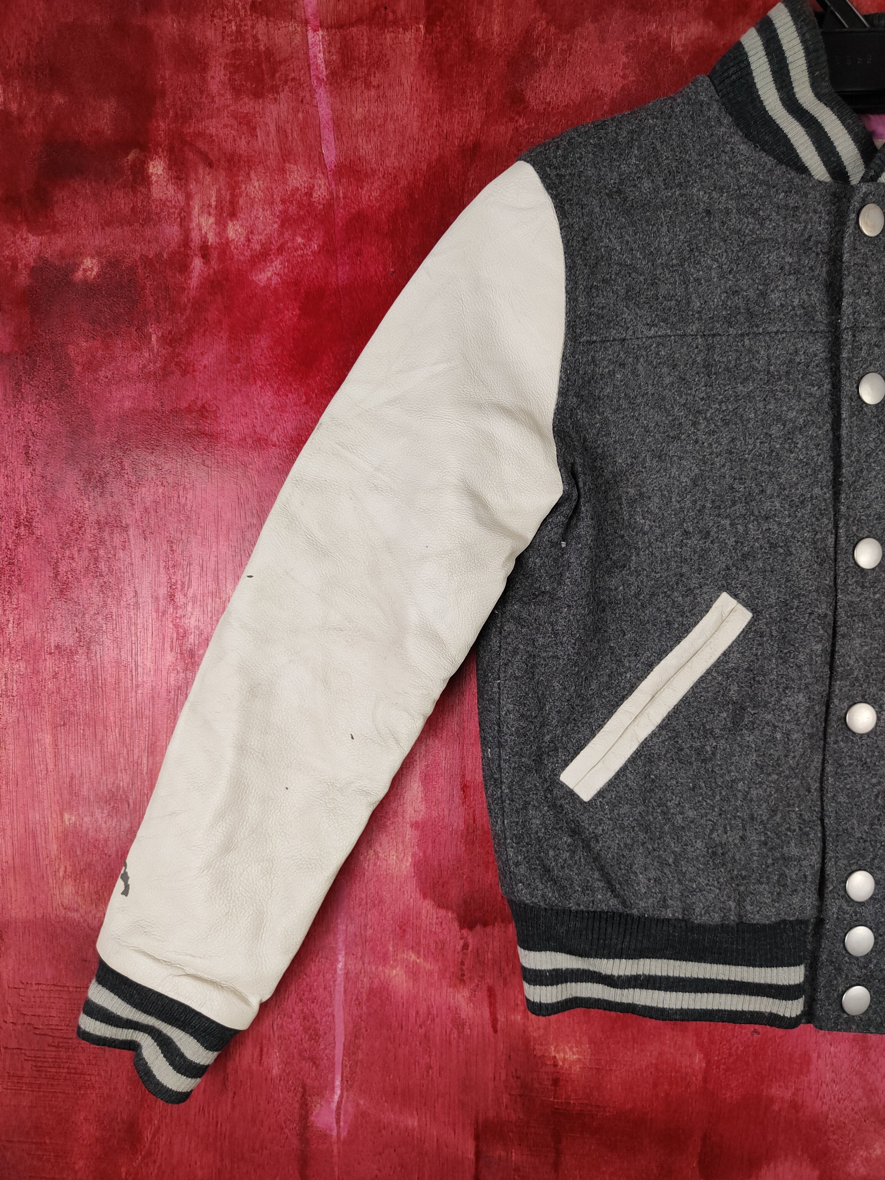 Japanese Brand Green Label Relaxing Gray varsity japan jacket #4304 Size XS / US 0-2 / IT 36-38 - 7 Thumbnail