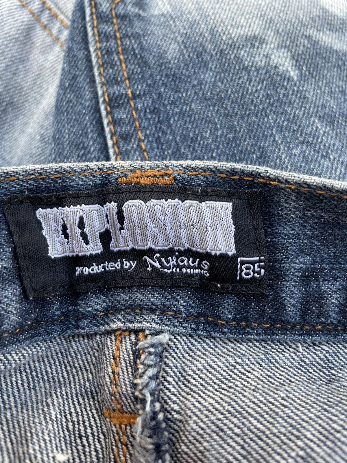 If Six Was Nine Explosion By Nyalus Double Waisted Tye Dye Jeans Size US 32 / EU 48 - 11 Thumbnail