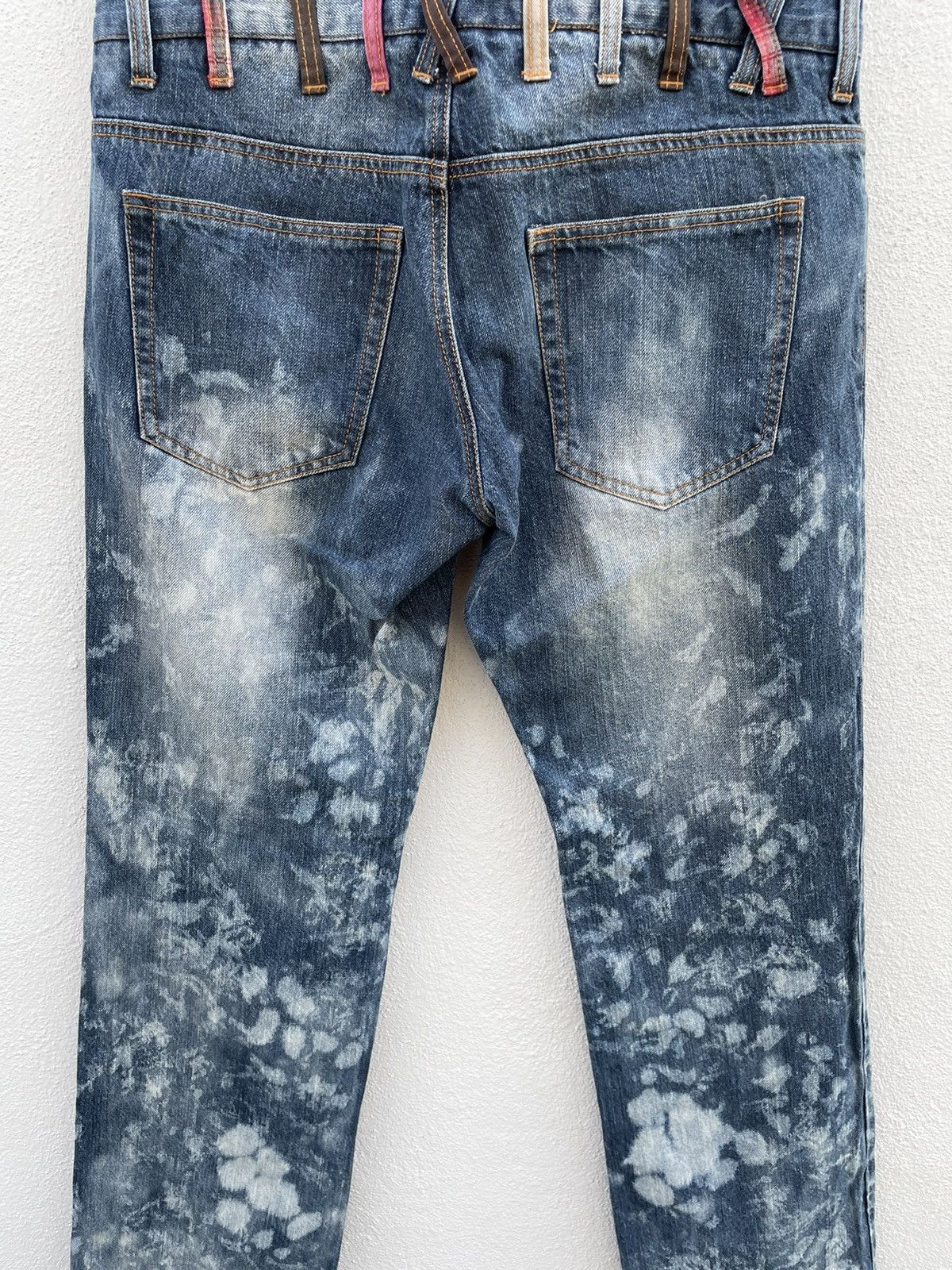 If Six Was Nine Explosion By Nyalus Double Waisted Tye Dye Jeans Size US 32 / EU 48 - 8 Thumbnail
