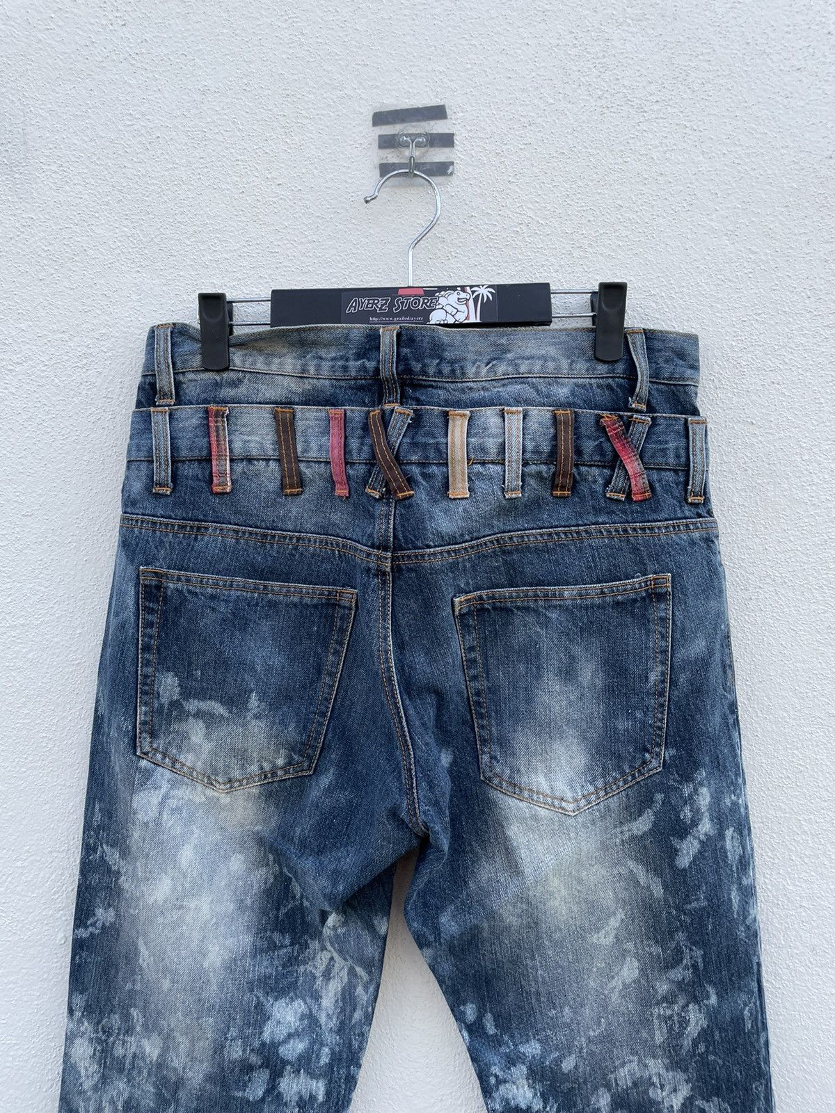 If Six Was Nine Explosion By Nyalus Double Waisted Tye Dye Jeans Size US 32 / EU 48 - 7 Thumbnail