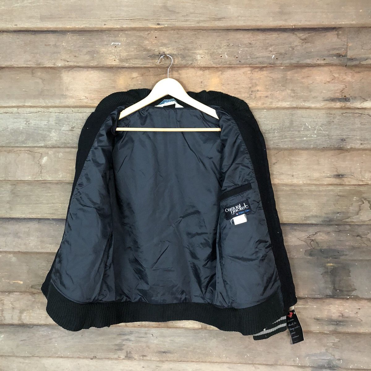 Japanese Brand White Line vintage plain Varsity Jacket #4723 Size US M / EU 48-50 / 2 - 7 Thumbnail