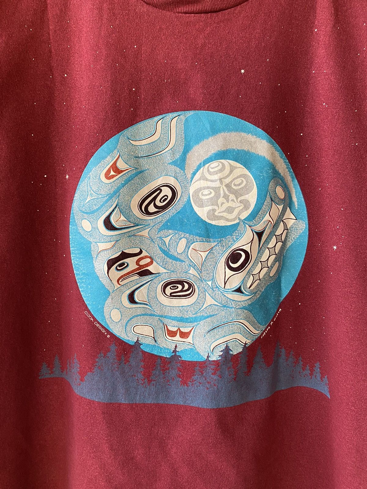 Vintage Vintage 90s Art Joseph M.wilson Tees Size US L / EU 52-54 / 3 - 3 Thumbnail