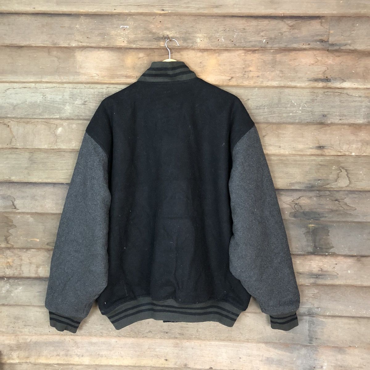 Japanese Brand Nimbus 3 Black Varsity Jacket #4720 Size US XXL / EU 58 / 5 - 9 Thumbnail