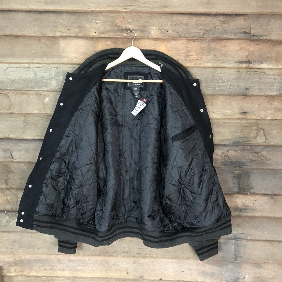 Japanese Brand Nimbus 3 Black Varsity Jacket #4720 Size US XXL / EU 58 / 5 - 6 Thumbnail