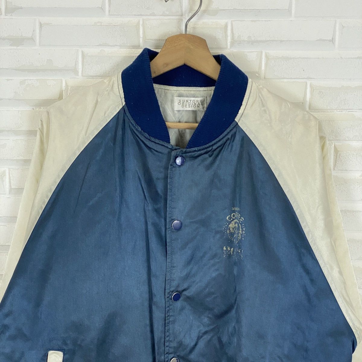 Japanese Brand VTG Boss Coffee Suntory Original Design Varsity Size US L / EU 52-54 / 3 - 4 Thumbnail