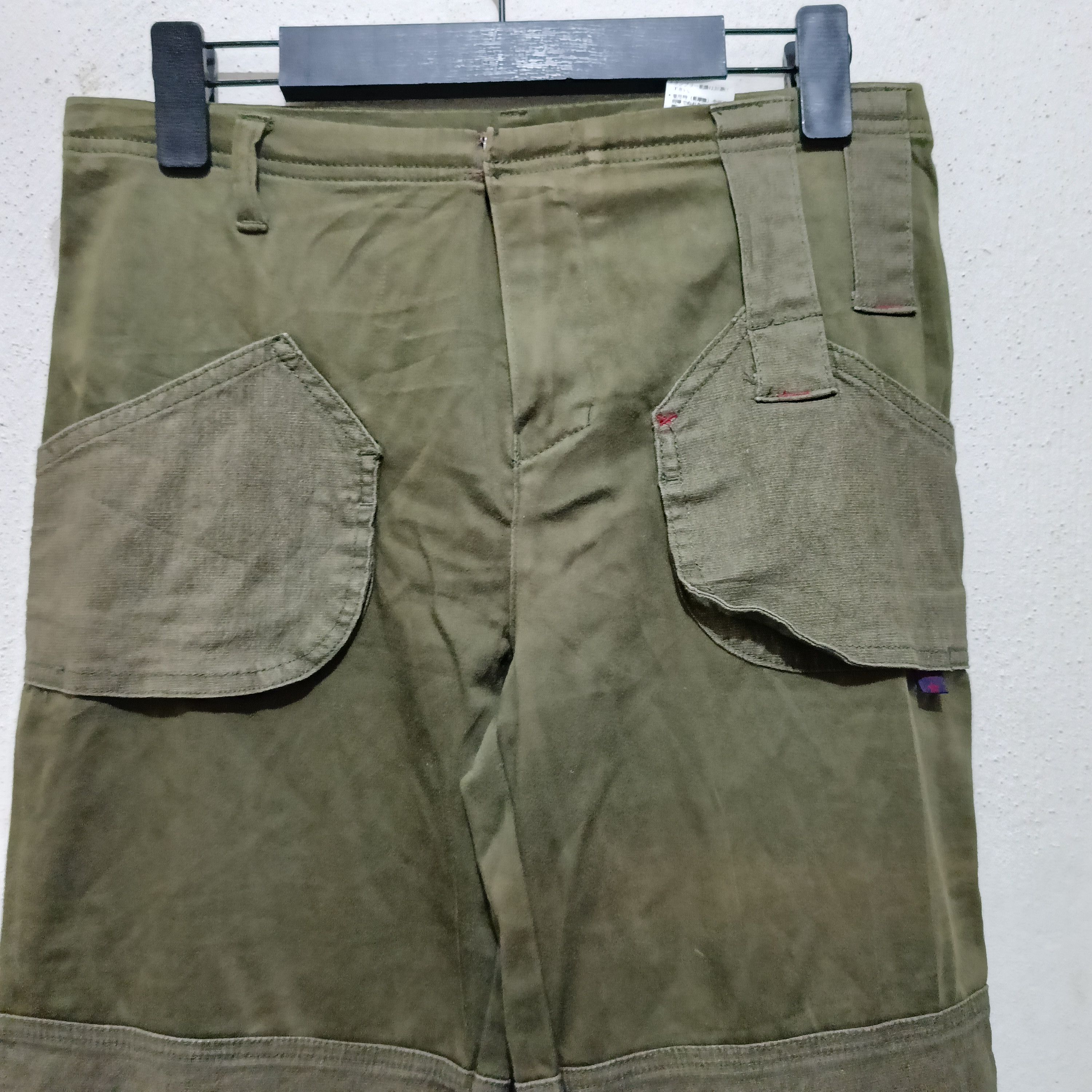 Enrico Coveri Vintage Enrico Coveri Bandiera Tactical Pants Size US 30 / EU 46 - 3 Thumbnail