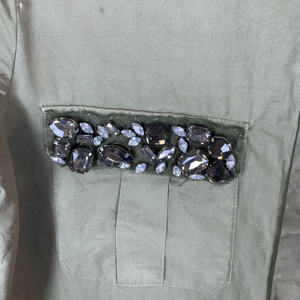 Designer Zara Trafaluc Sewed Beads Division Jacket Size M / US 6-8 / IT 42-44 - 10 Thumbnail