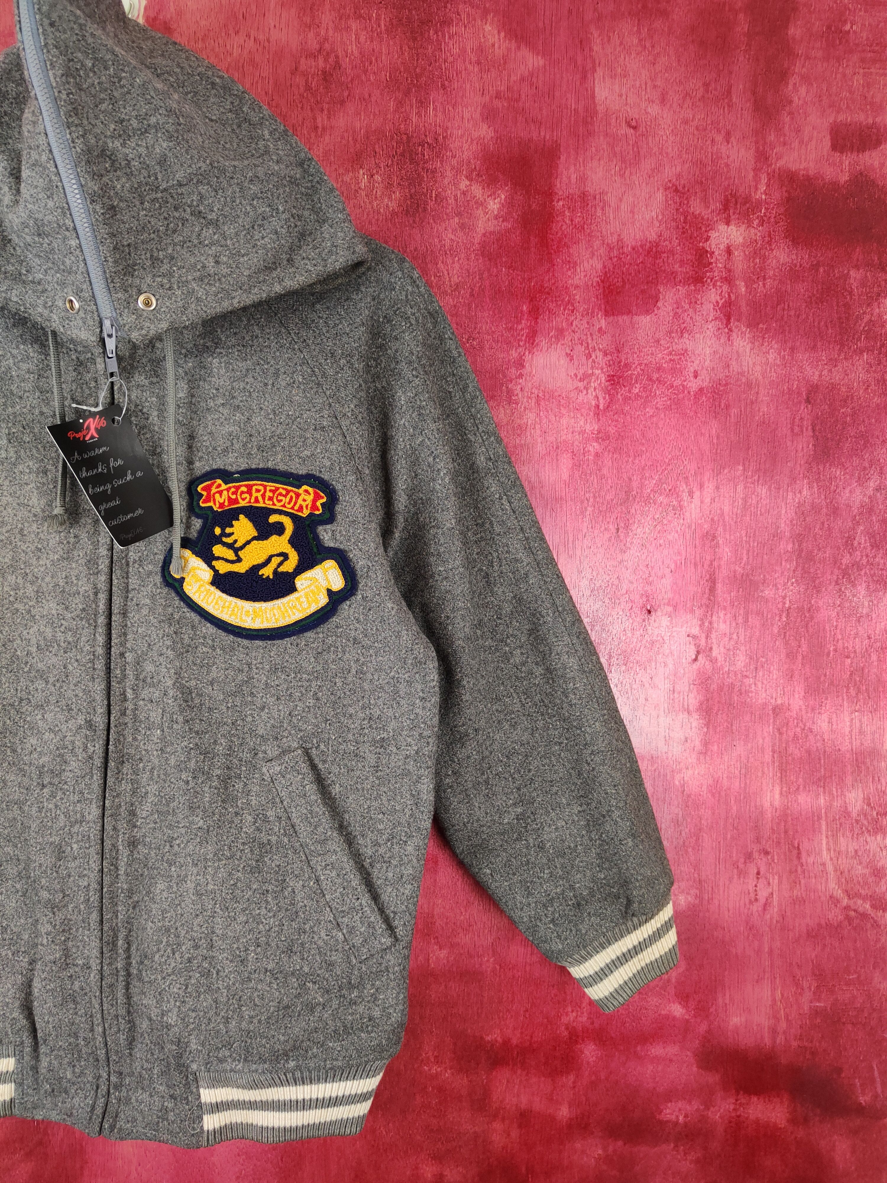 McGregor McGregor Gray Hoodie varsity vintage #5177 Size M / US 6-8 / IT 42-44 - 7 Thumbnail
