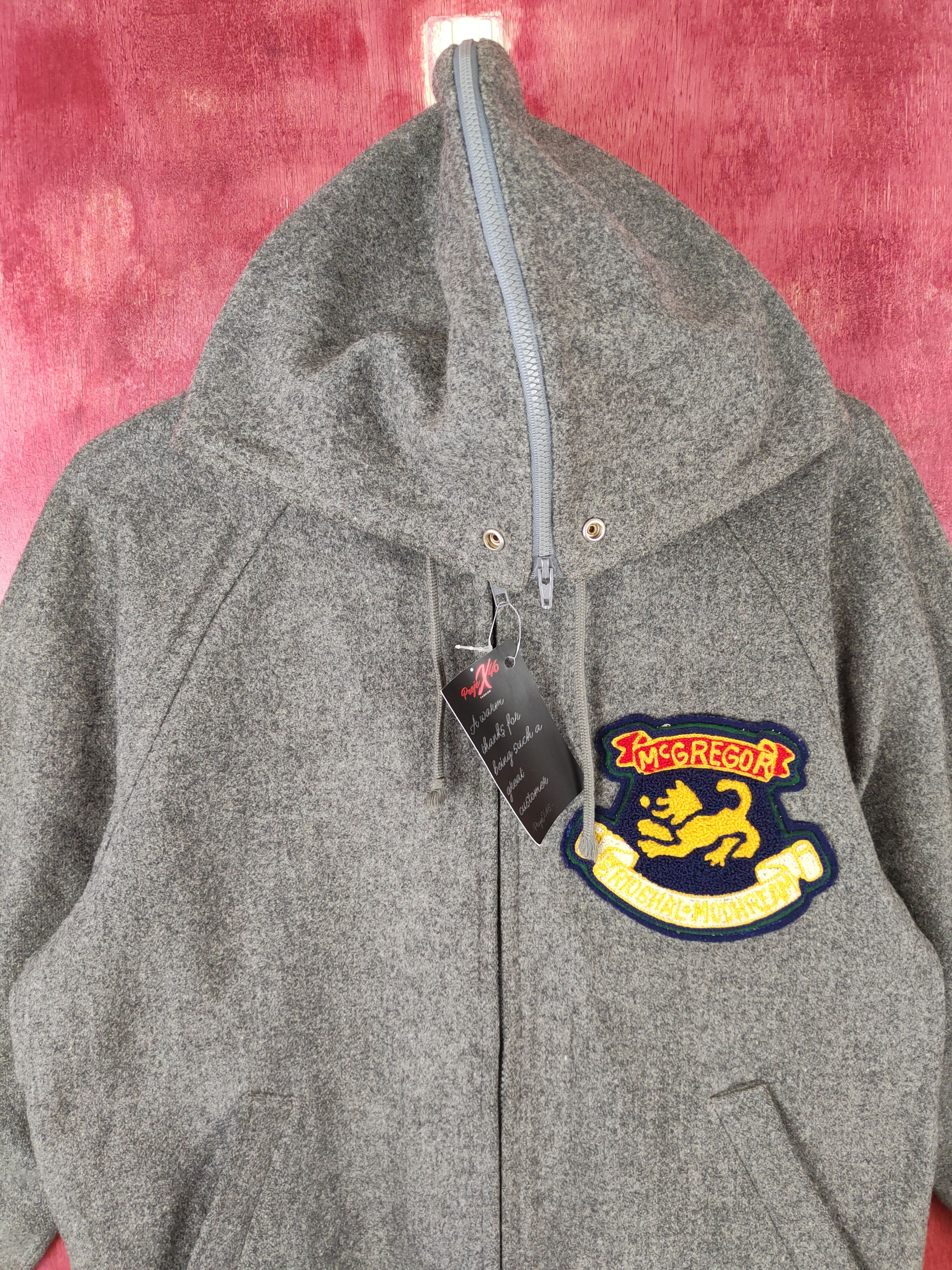 McGregor McGregor Gray Hoodie varsity vintage #5177 Size M / US 6-8 / IT 42-44 - 2 Thumbnail